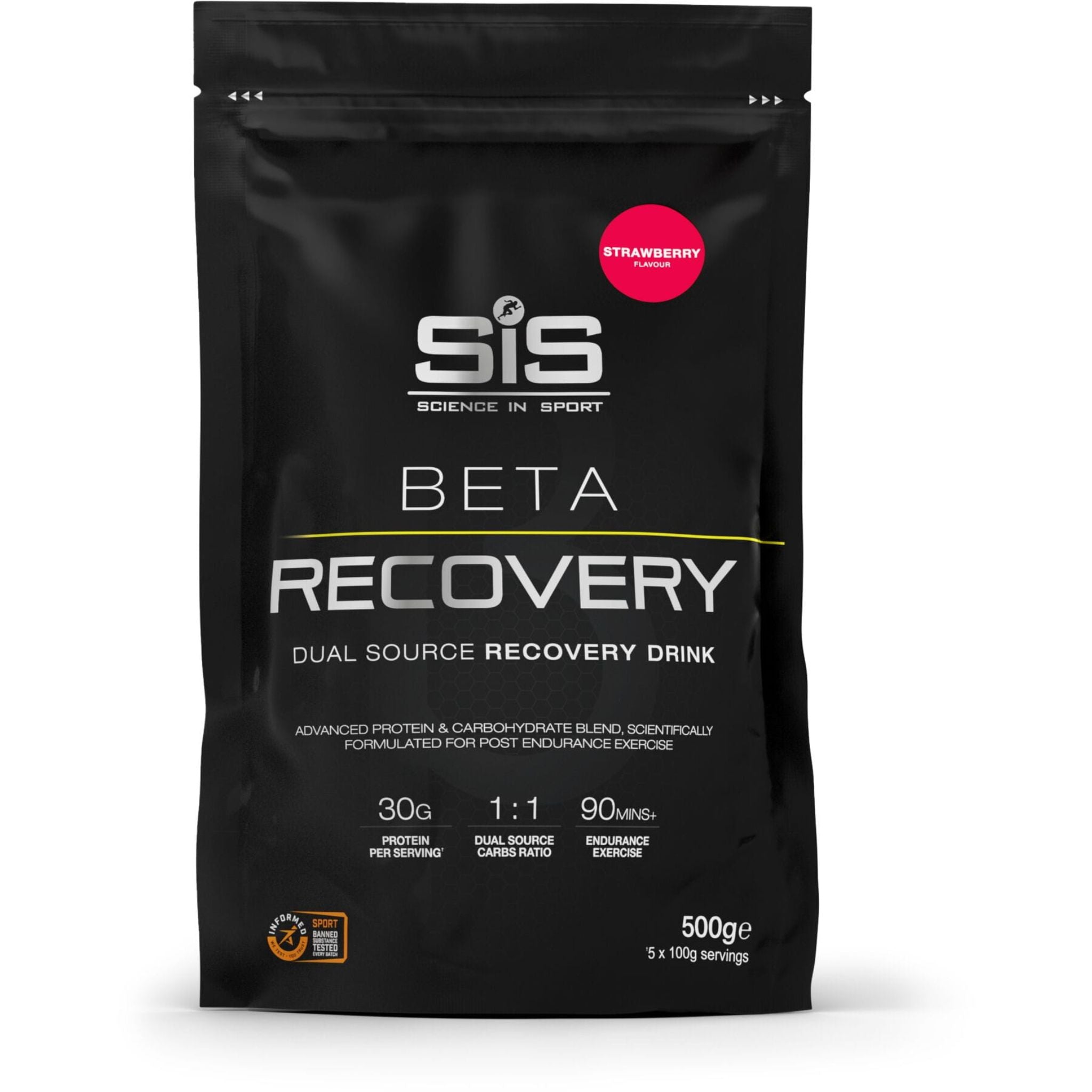 Science in Sport BETA Recovery Drink Powder Strawberry / 500 g