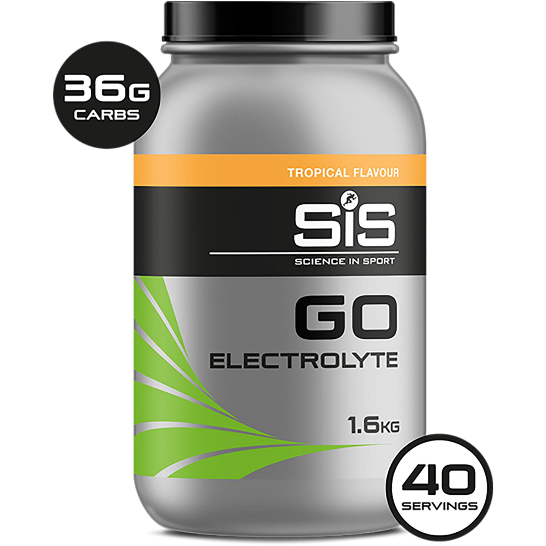 Science in Sport GO Electrolyte Drink Powder Tropical Fruit / 1.6kg Tub