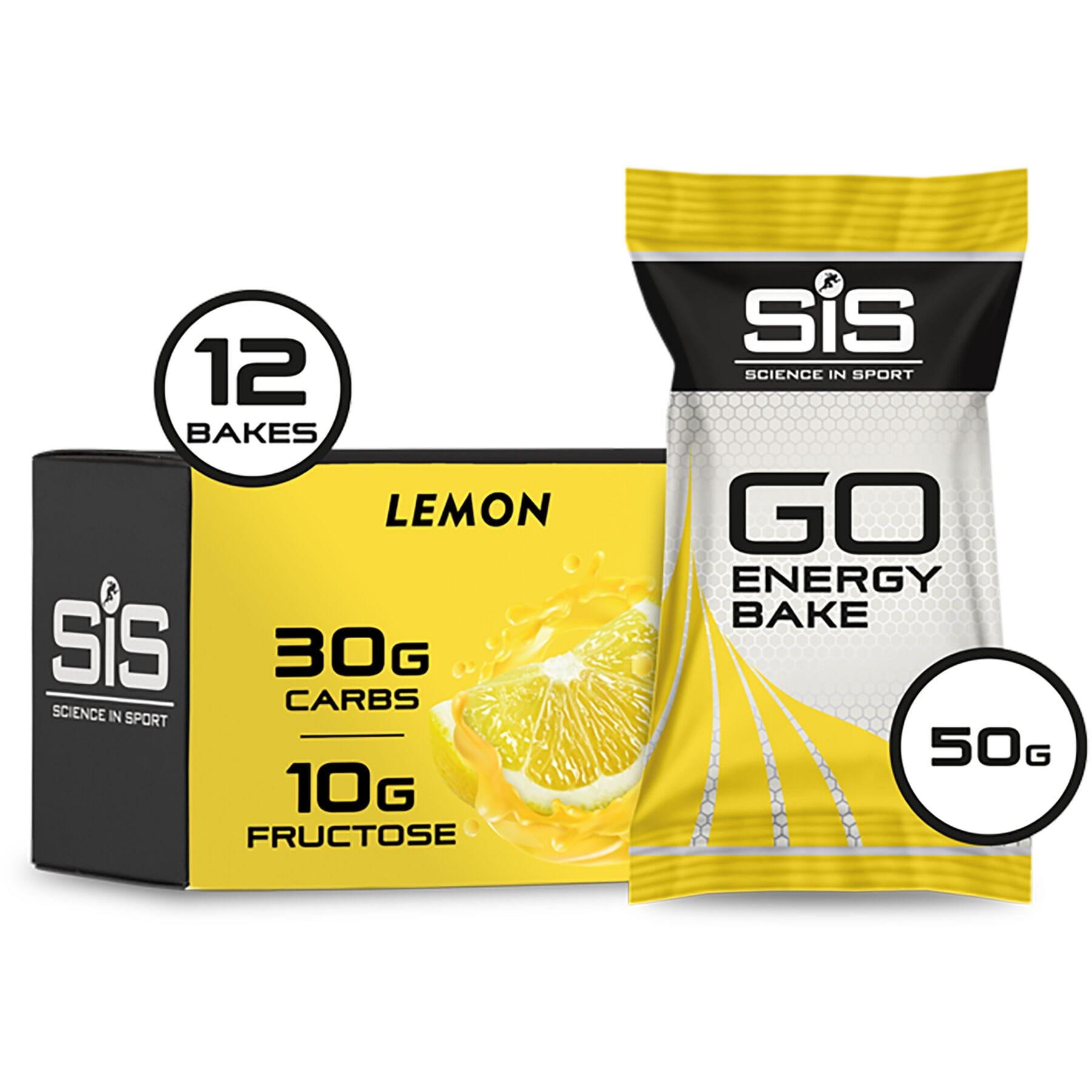 Science in Sport GO Energy Bake Bar (12 box) Lemon / Box of 12