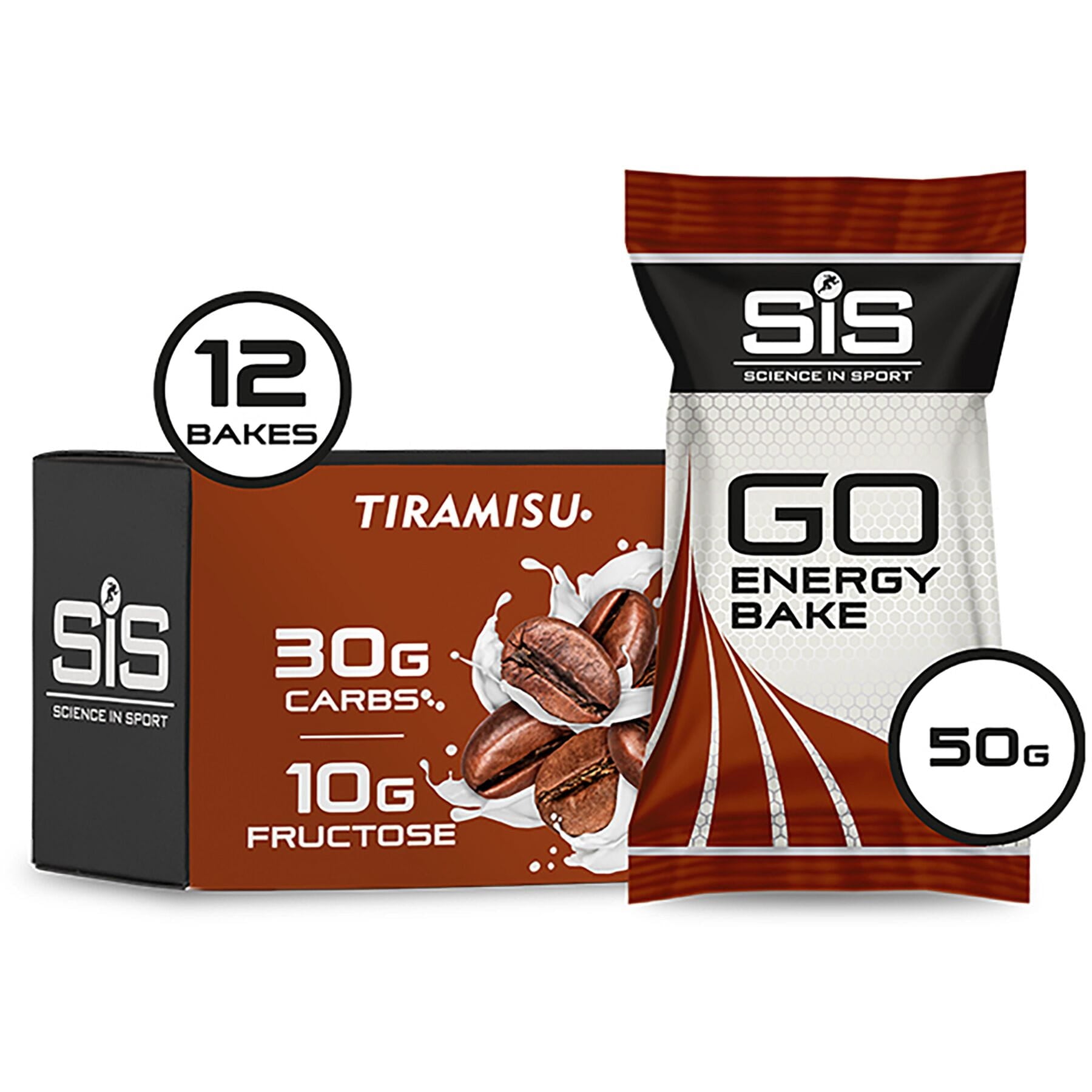 Science in Sport GO Energy Bake Bar (12 box) Tiramisu / Box of 12