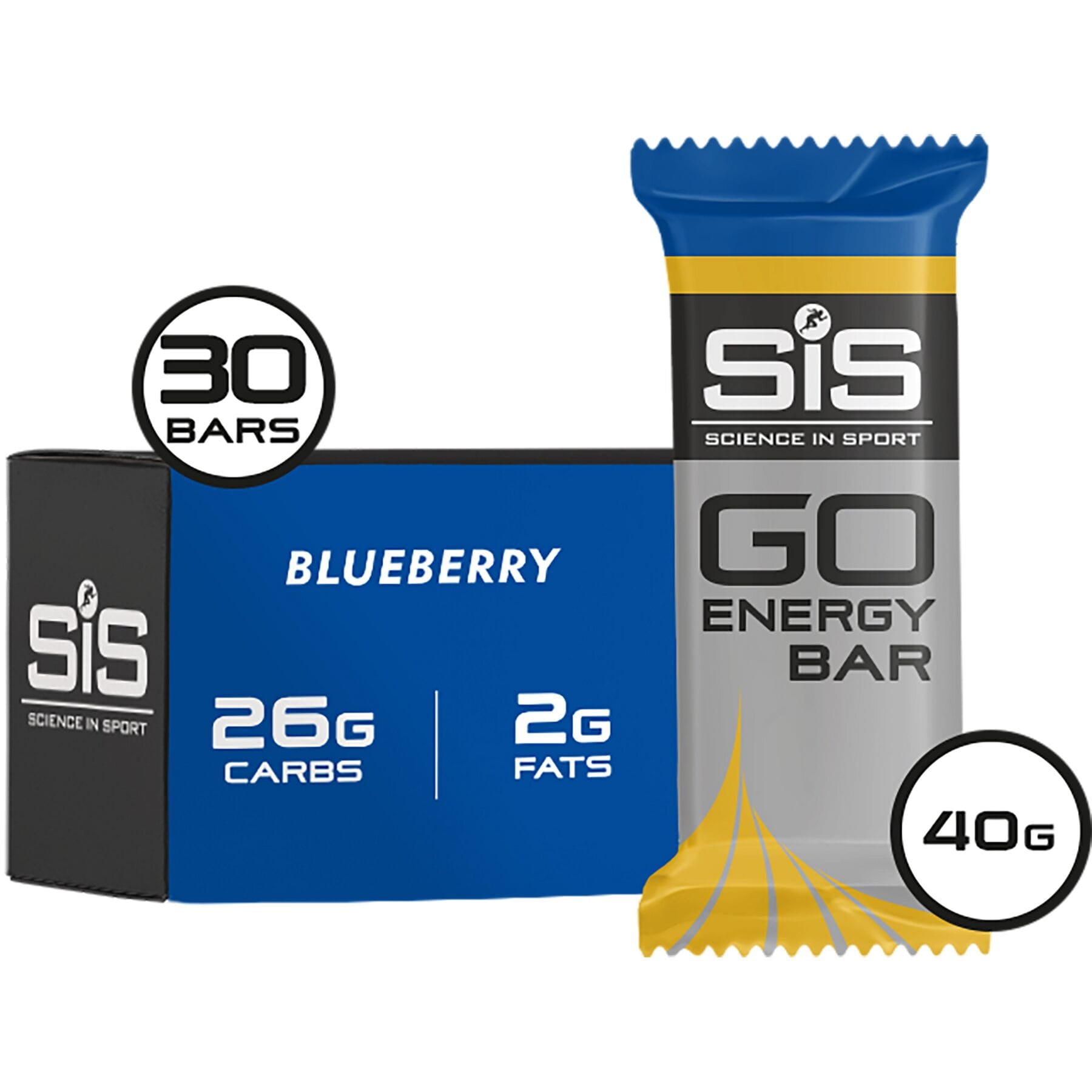 Science in Sport GO Mini Energy Bar (30 Box) Blueberry / Box of 30