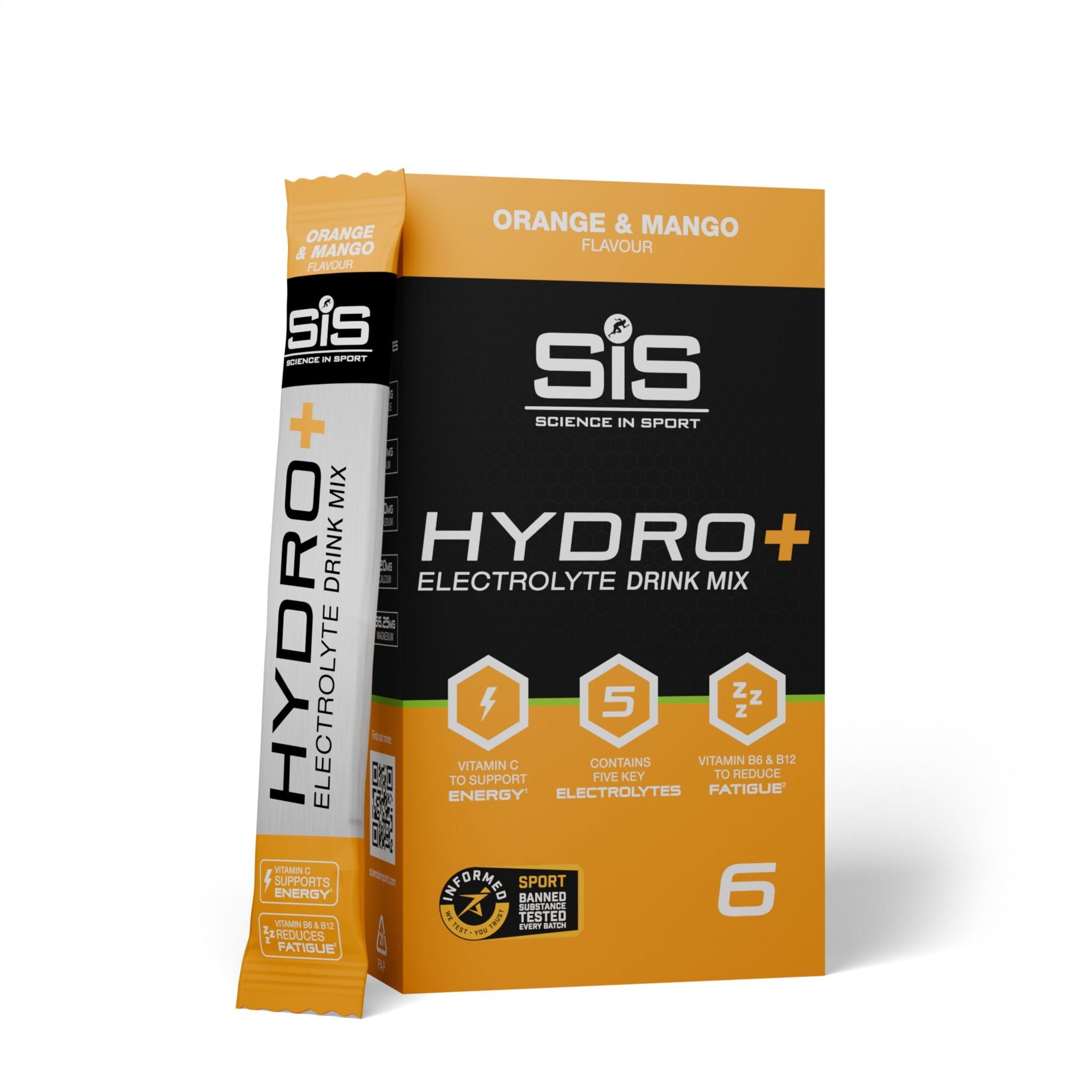 Science in Sport Hydro+ Stick Powder Orange Mango / Box of 6