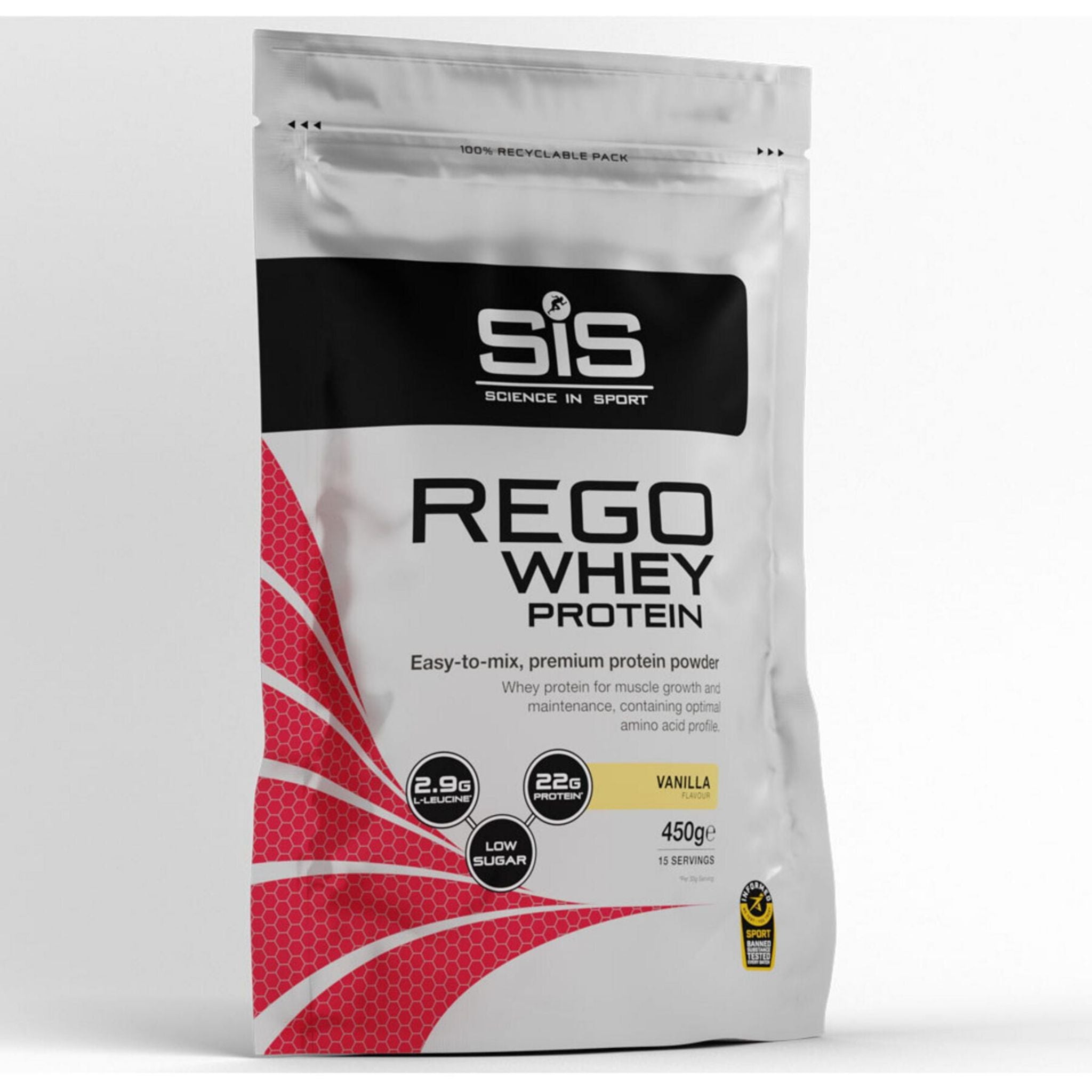 Science In Sport REGO Whey Protein Drink Powder Vanilla / 450 g
