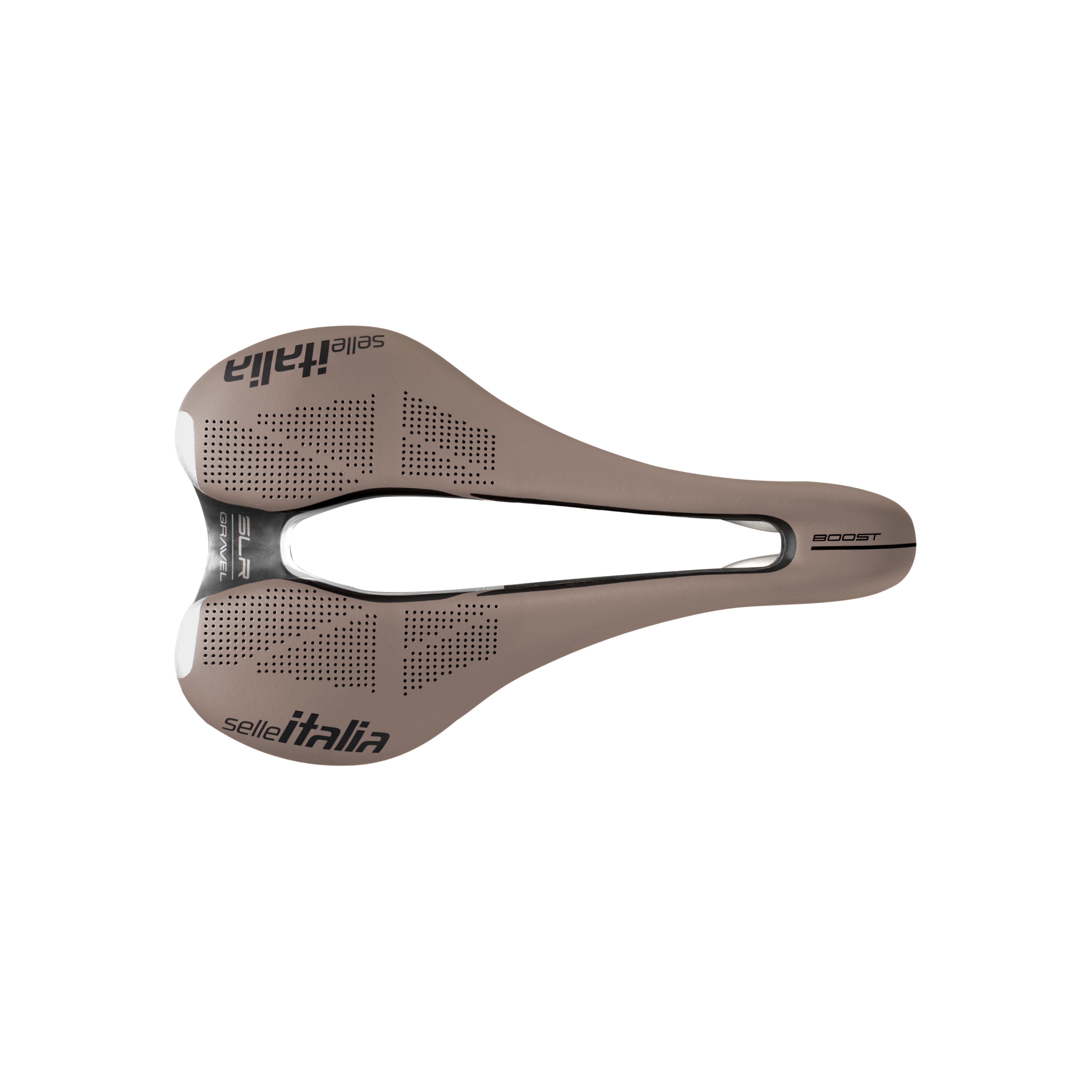 Selle Italia SLR Boost Gravel TI316 Superflow Saddle Mud Brown / L3