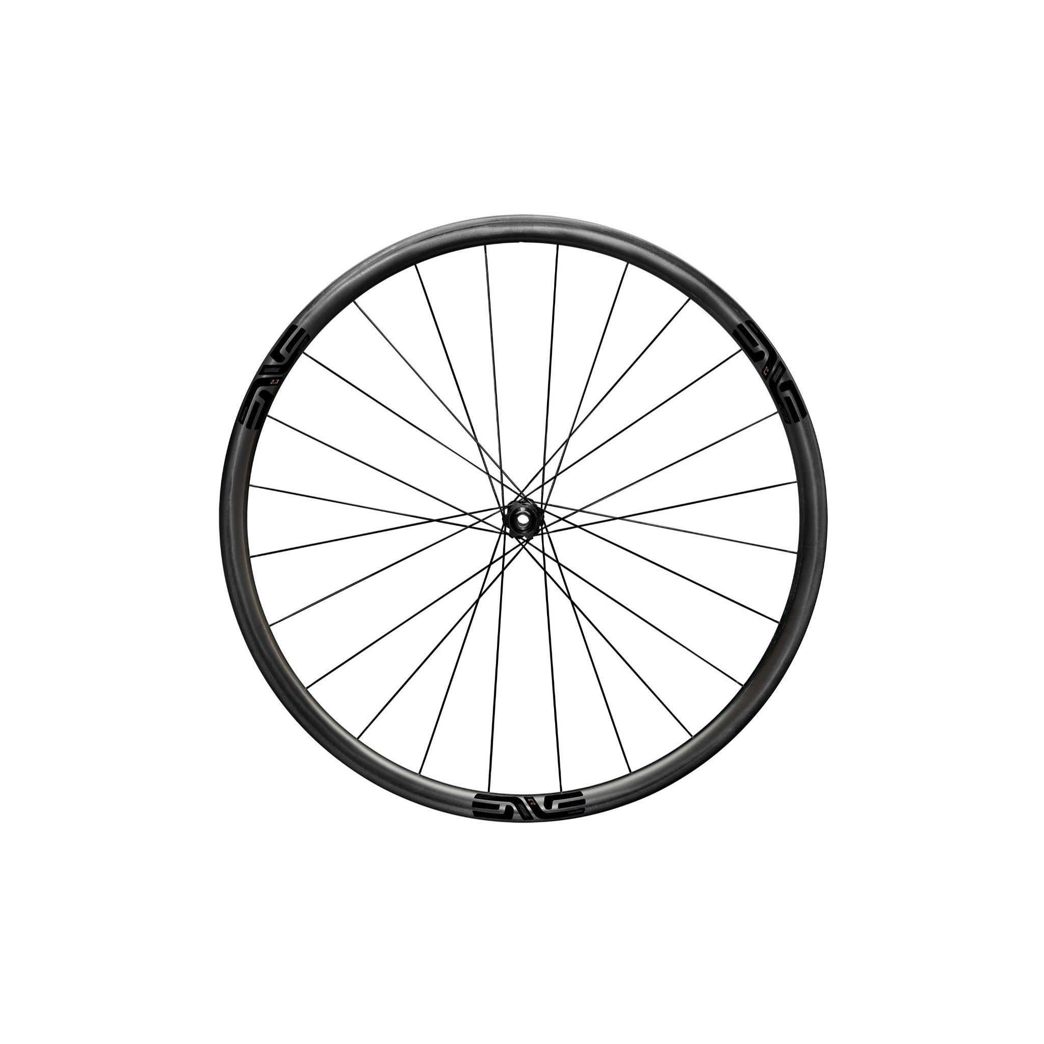 SES 2.3 Carbon Front Wheel Black / 12x100