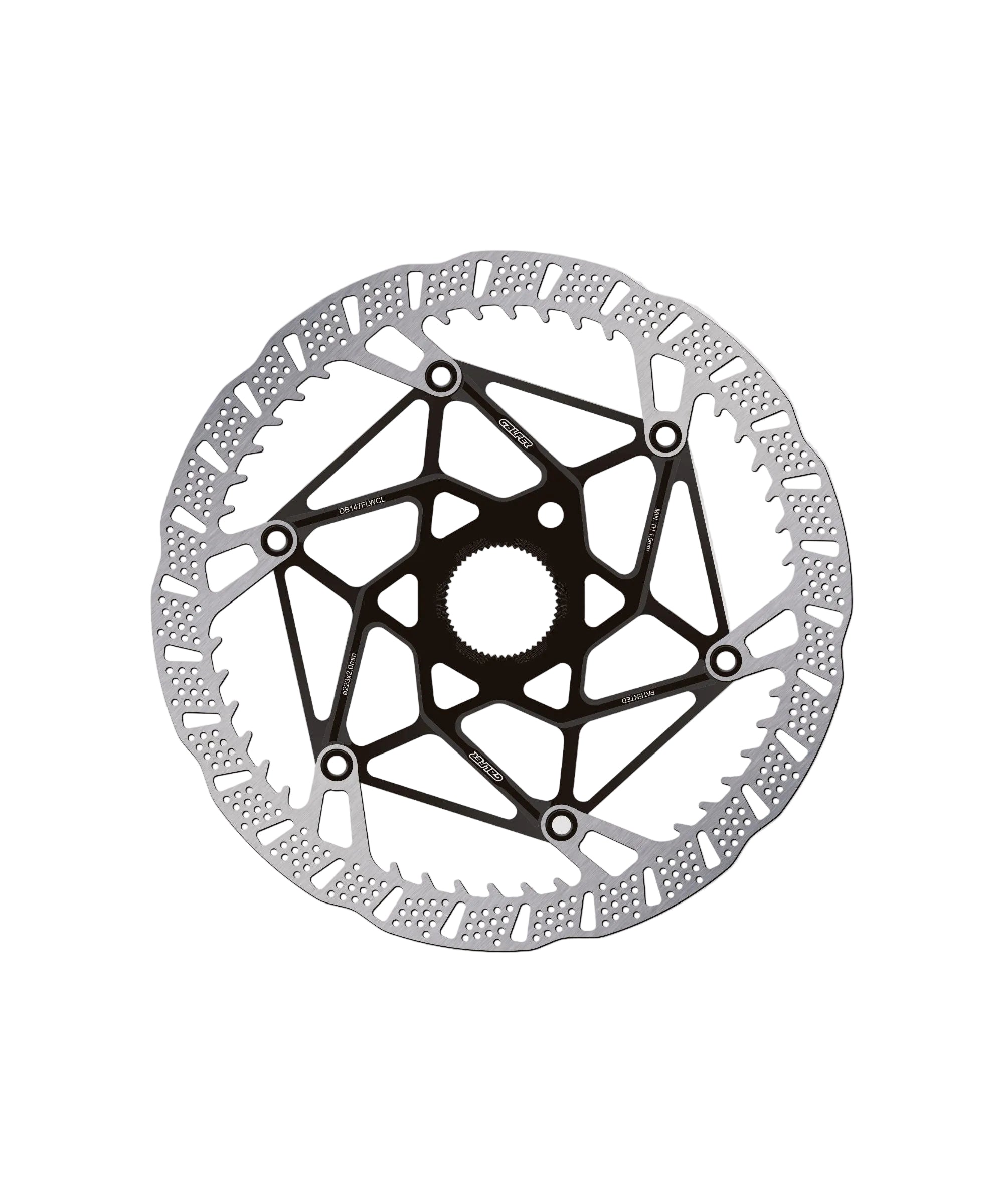 Shark Evo Centrelock Disc Brake Rotor Black / 223 x 2.00mm