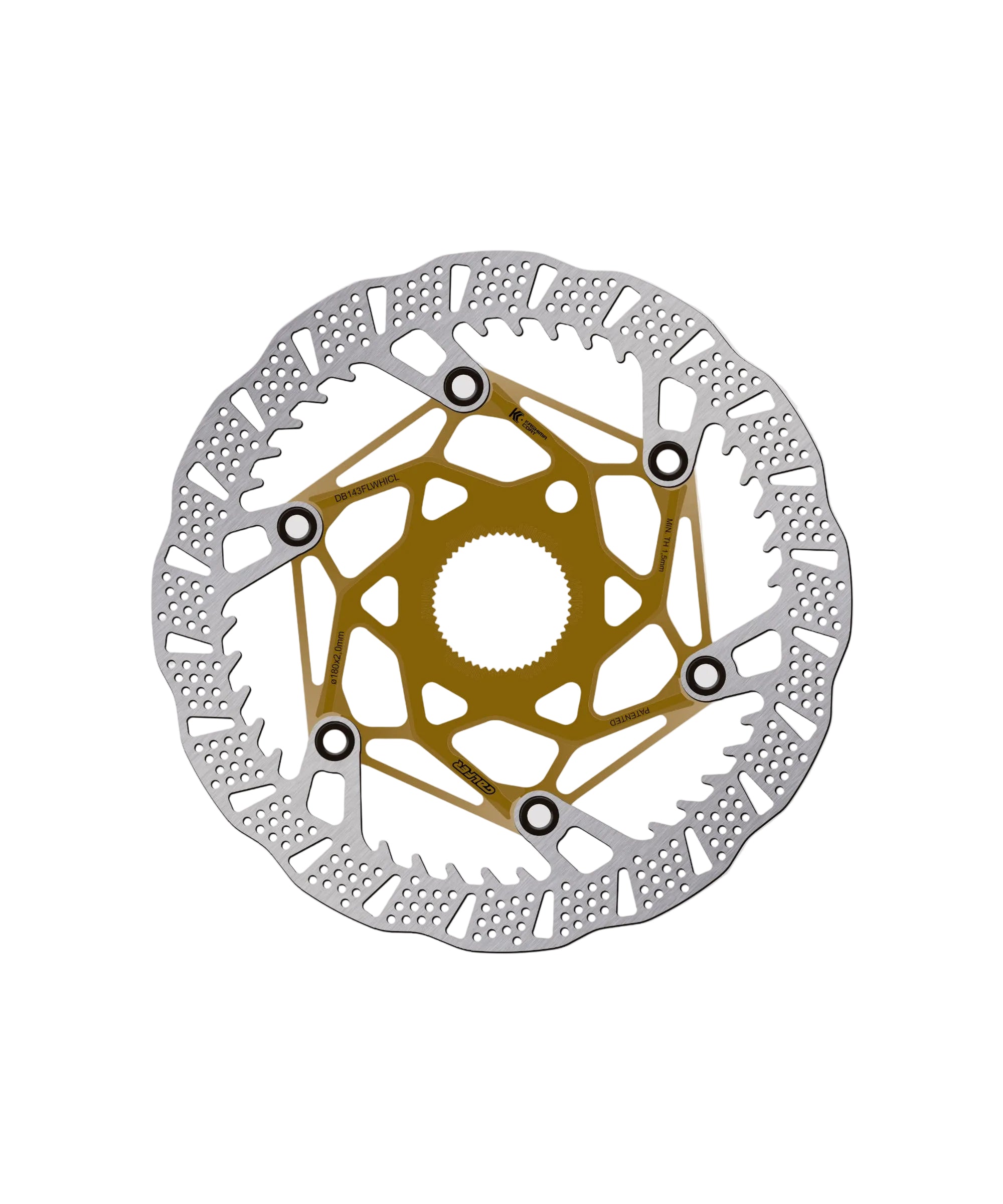 Shark Evo Centrelock Disc Brake Rotor Kashima / 180 x 2.00mm