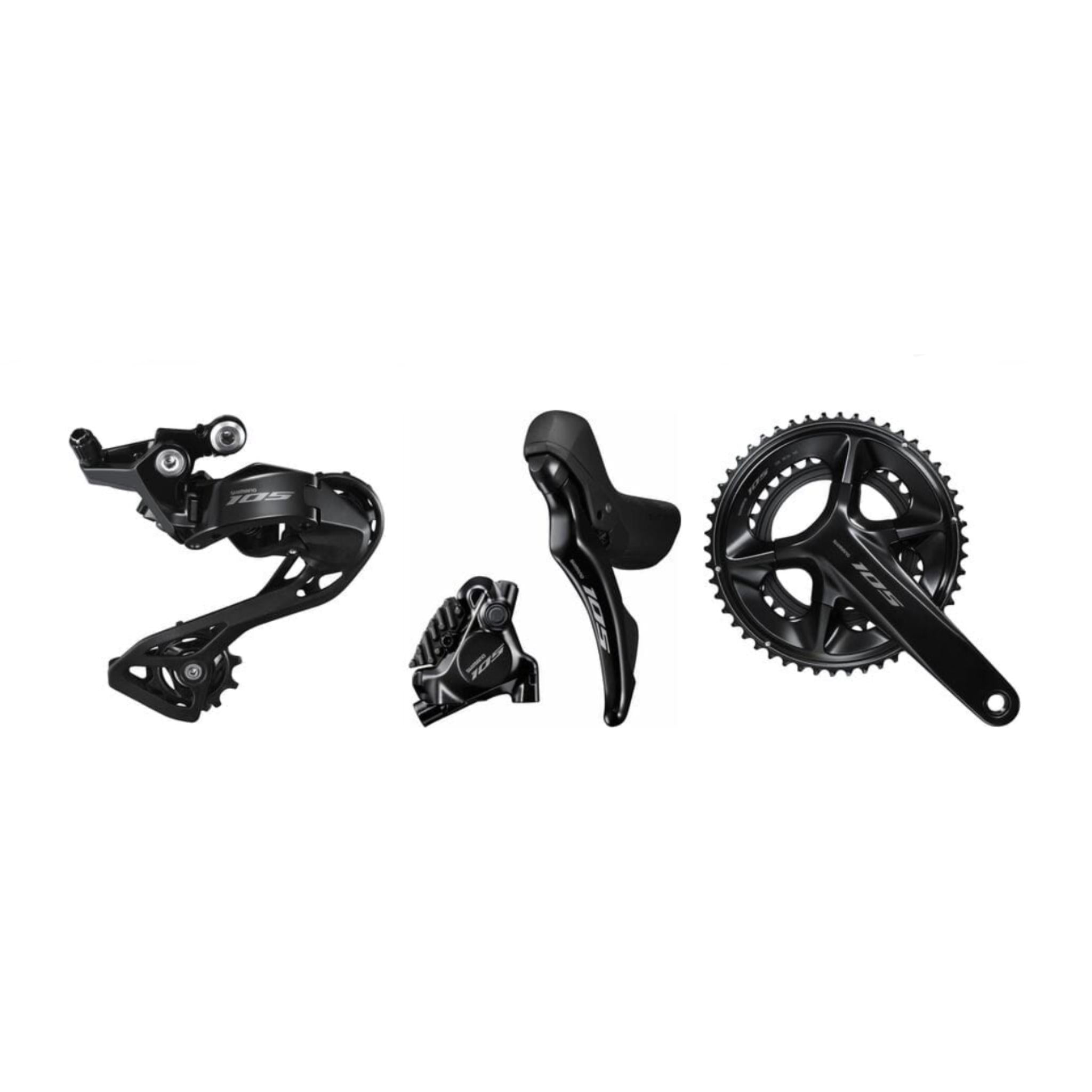 Shimano 105 12-Speed Disc Brake Groupset 170mm / 50/34T / 11-36T