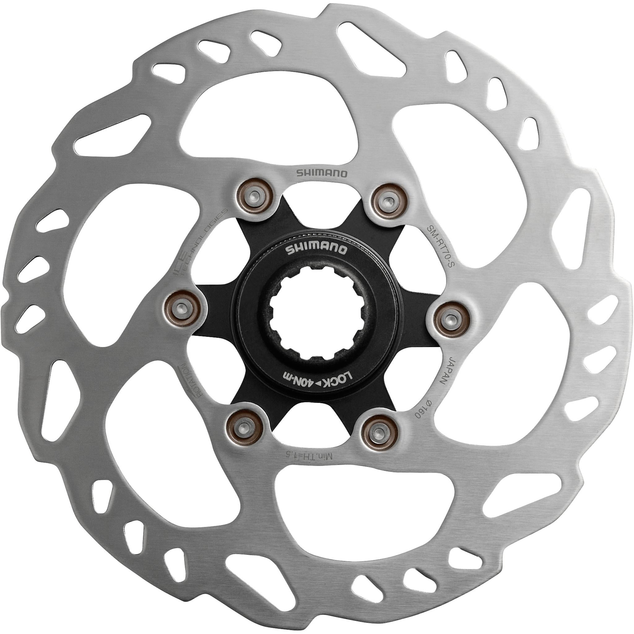 Shimano 105 SM-RT70 Ice Tech Centre-Lock Disc Brake Rotor Silver / 140mm