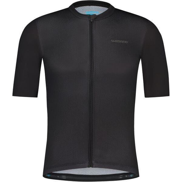 Shimano Clothing Men's Aria Jersey Black / Small