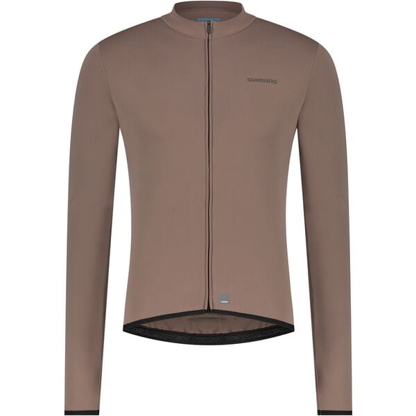 Shimano Clothing Men's Vertex Thermal Jersey Chesnut / Small