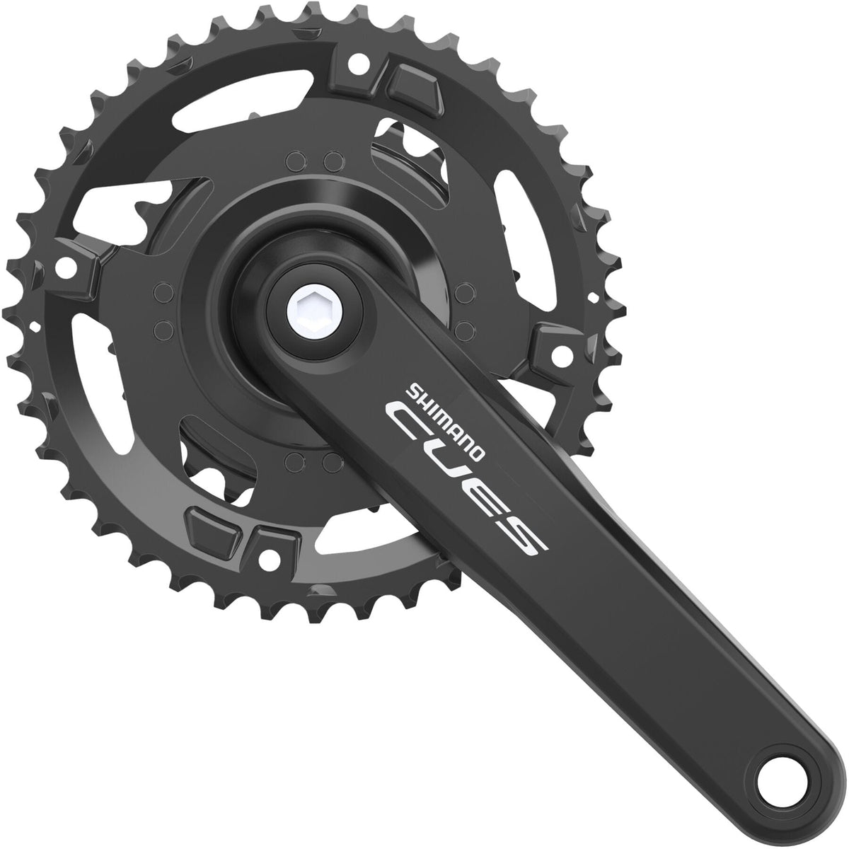 Shimano CUES FC-U4000 Double Chainset 9/10/11-Speed Black / 40 / 26 teeth / 170 mm