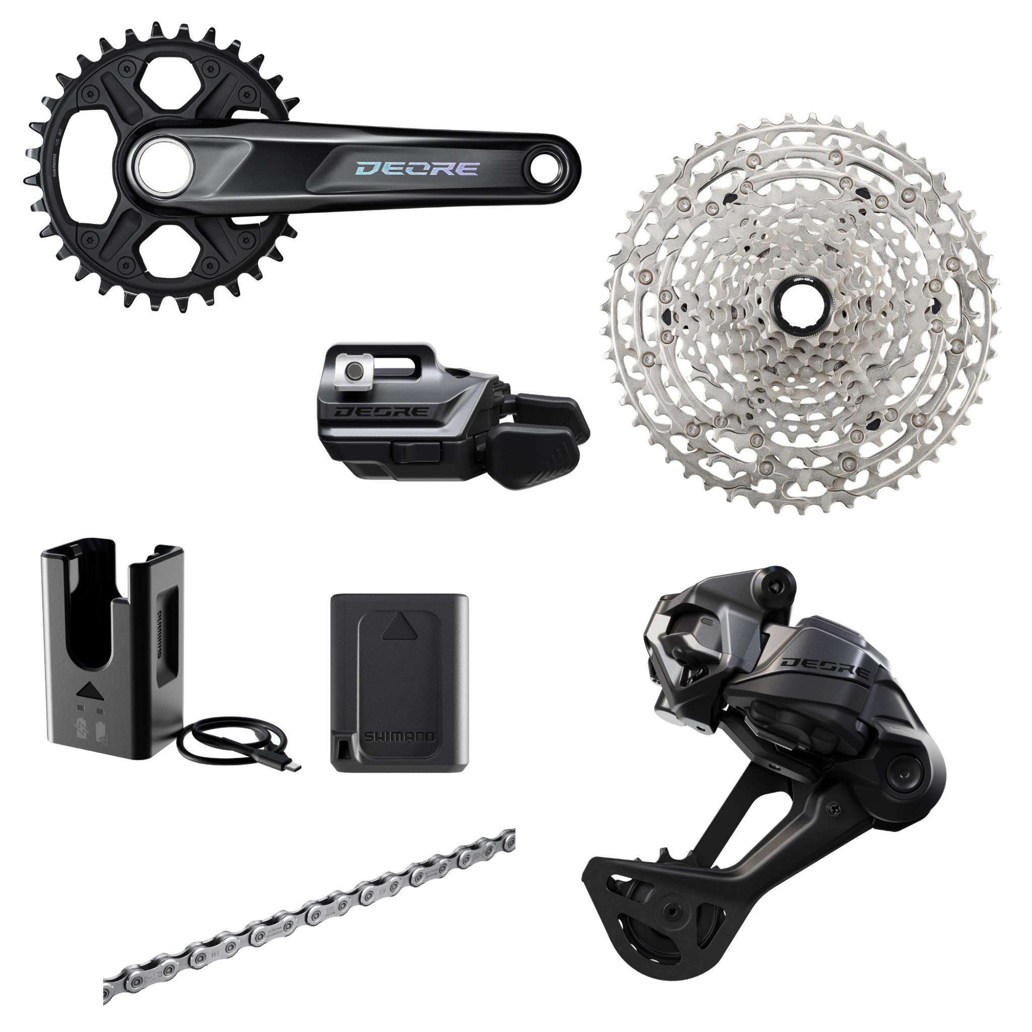 Shimano Deore 1 x 12 Di2 Wireless Drivetrain – Biketart
