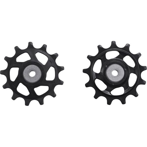 Shimano Deore XT RD-M8100-SGS/M8120-SGS Deore XT Rear Mech Jockey Wheel Set Black / Silver / One size