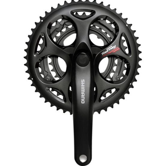 Shimano FC-A073 Square Taper Triple Chainset 7-/8-Speed Black / 50 / 39 / 30T / 165mm