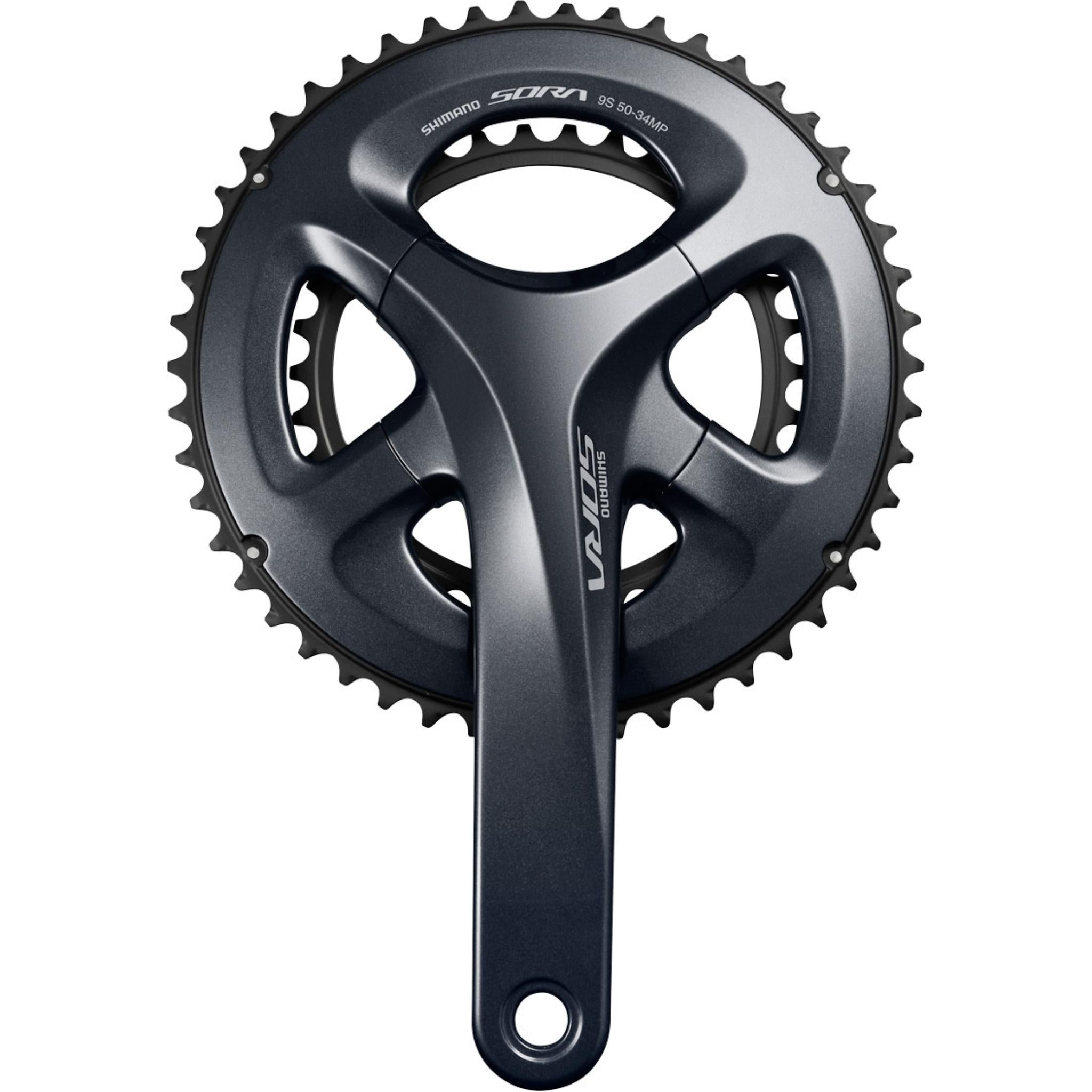 Shimano FC-R3000 Sora 9-speed, 50/34 Crankset | Biketart