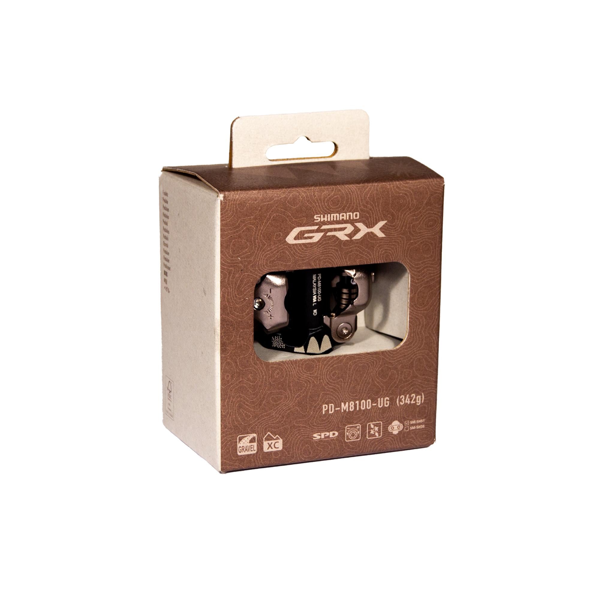 Shimano GRX Limited Edition SPD Pedals PD-M8100-UG Grey