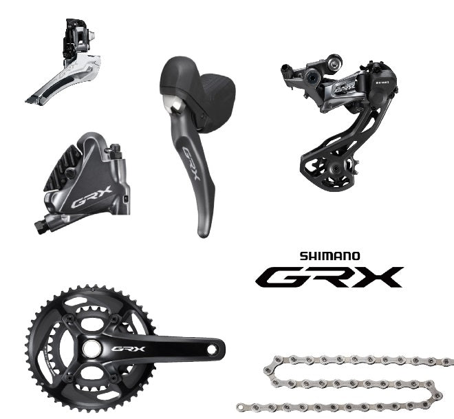 Shimano GRX RX800 2 x 11 Groupset 175mm - 48/31T / 11-28