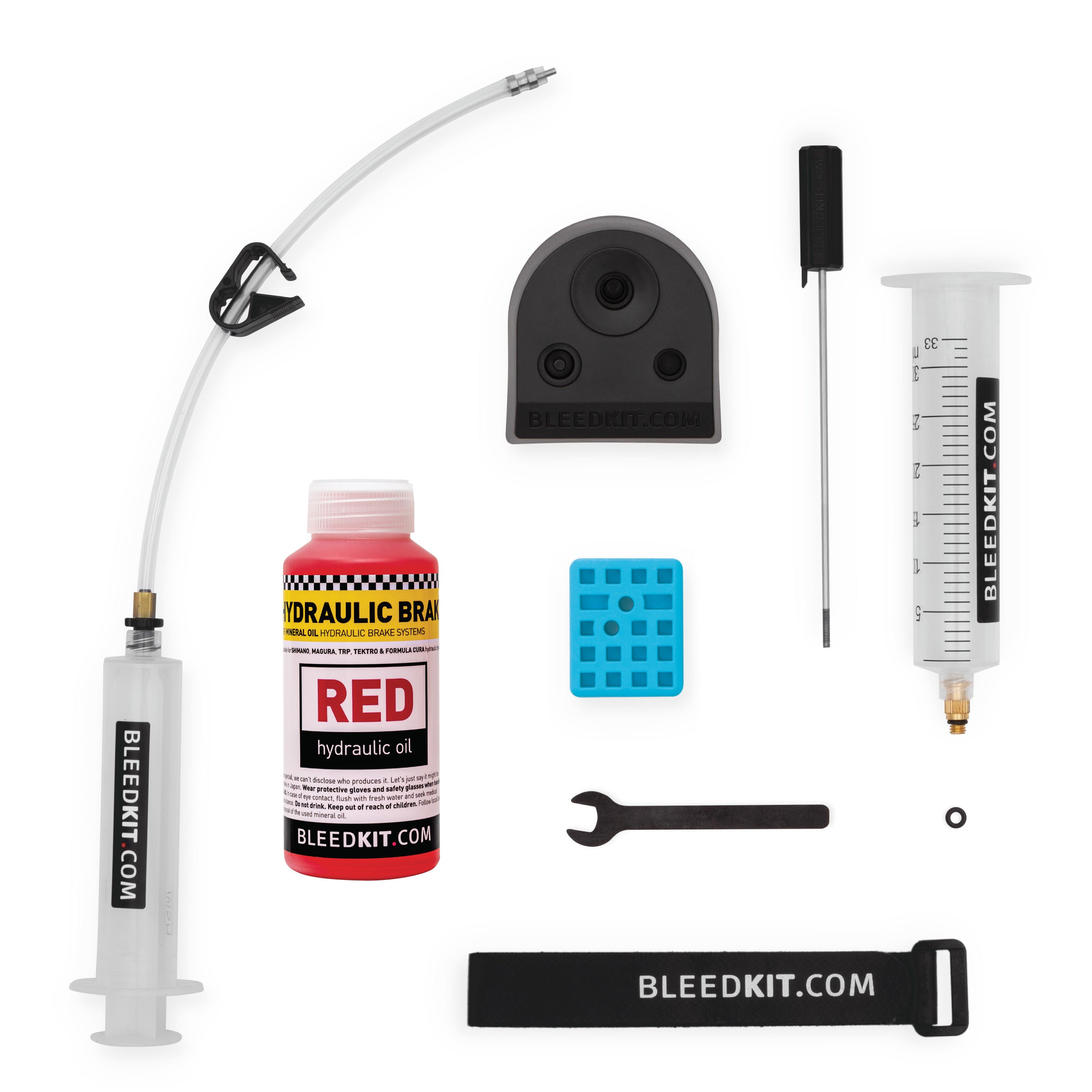 Shimano Premium Red Bleed Kit (Inc Fluid) One Size