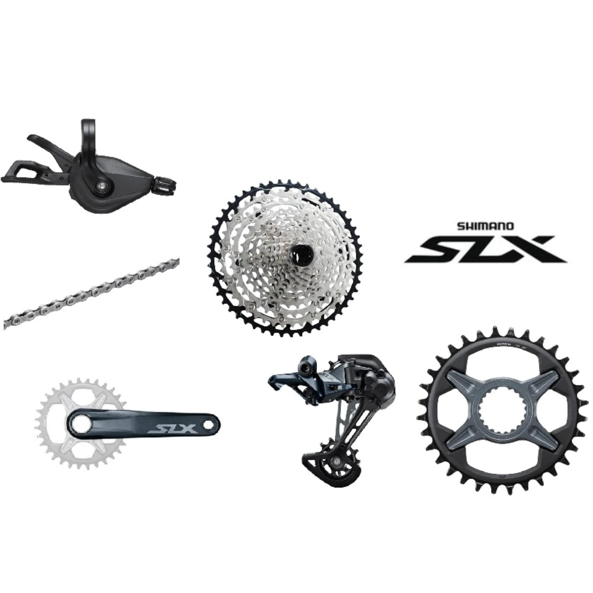 Shimano SLX 12-Speed Drivetrain Bundle 175mm / 30T / Band On