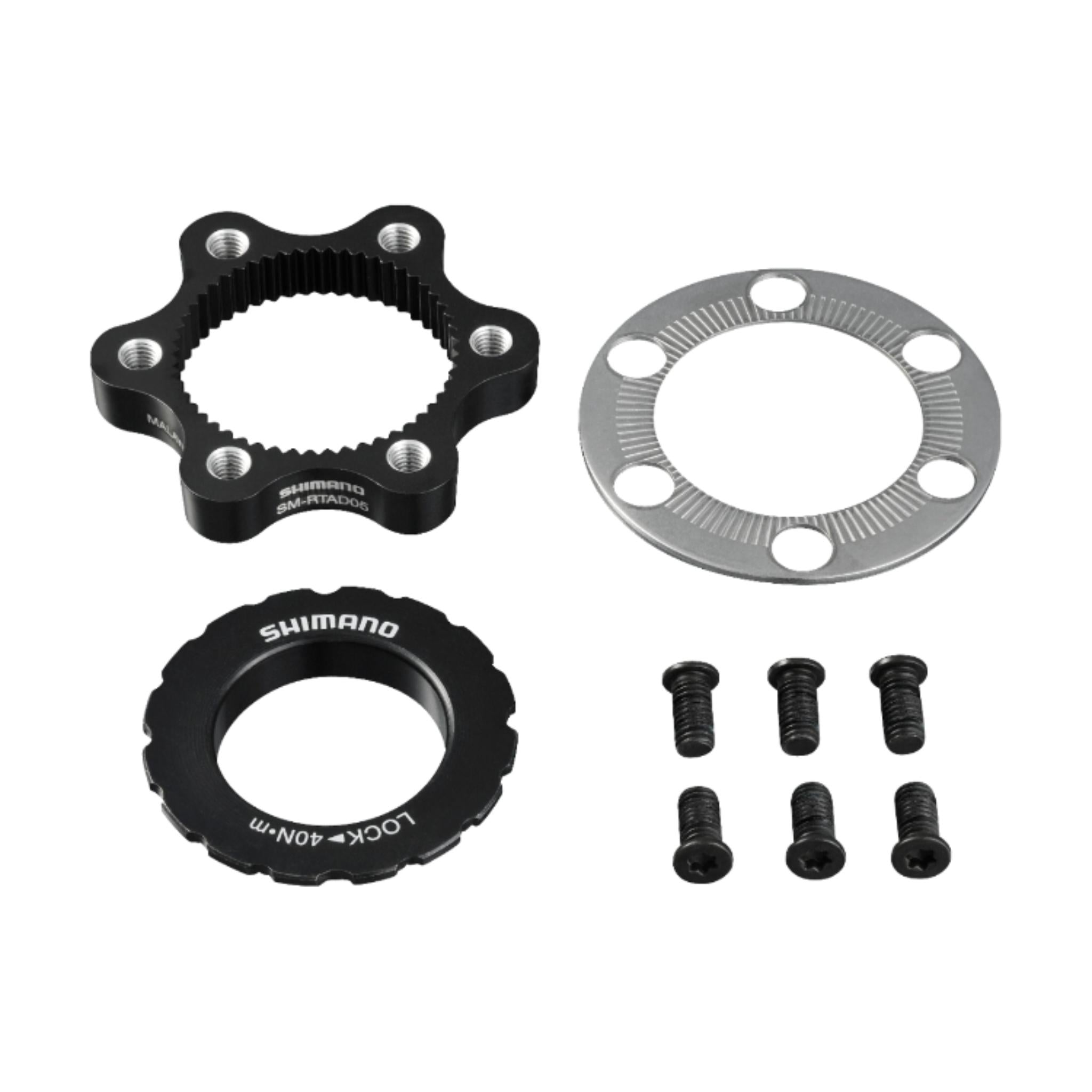 Shimano Spares SM-RTAD05 6-Bolt Rotor To Centre-Lock Hub Disc Adapter