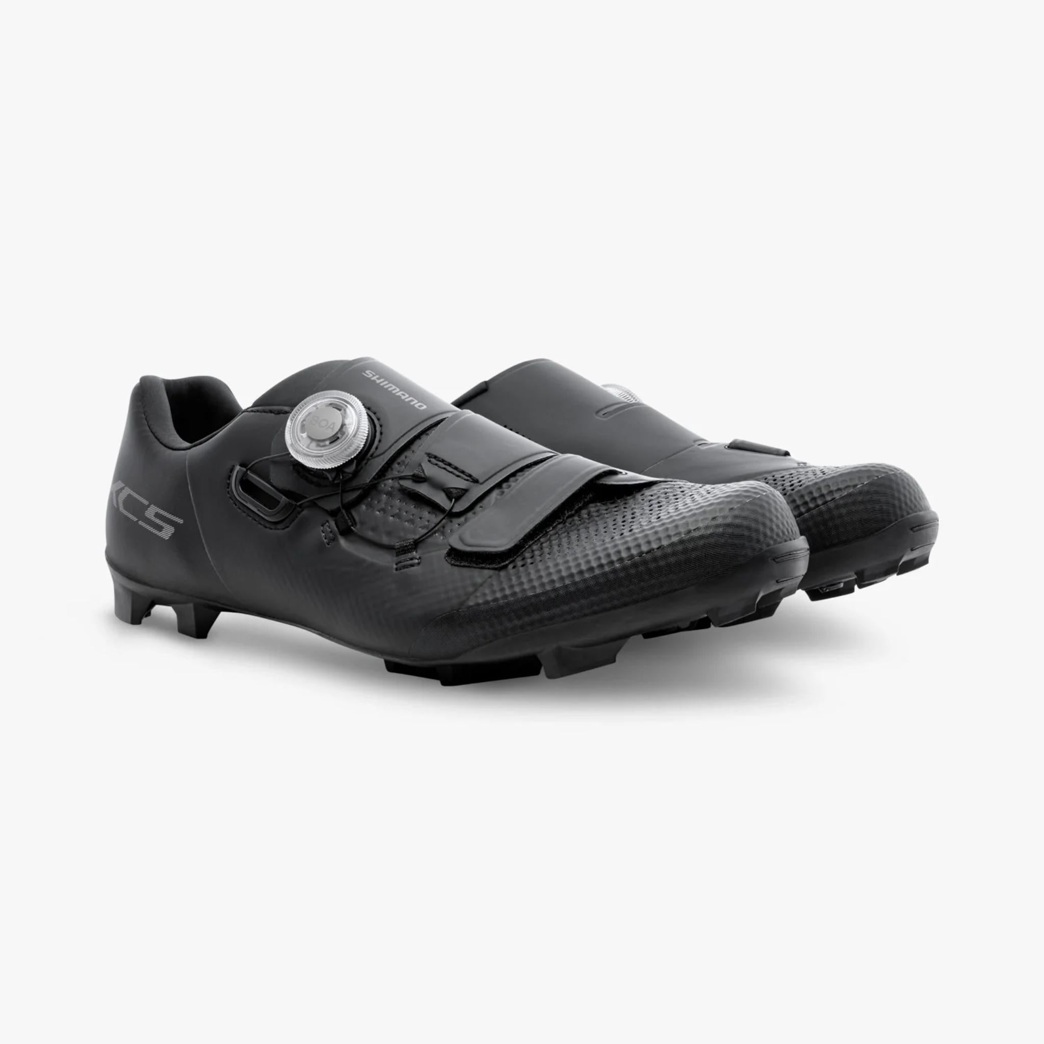 【YASU】SHIMANO XC5 ボアシステム ブラックシューズ Shimano XC5 Mountain Bike Shoes (Black) (Wide Version) (43