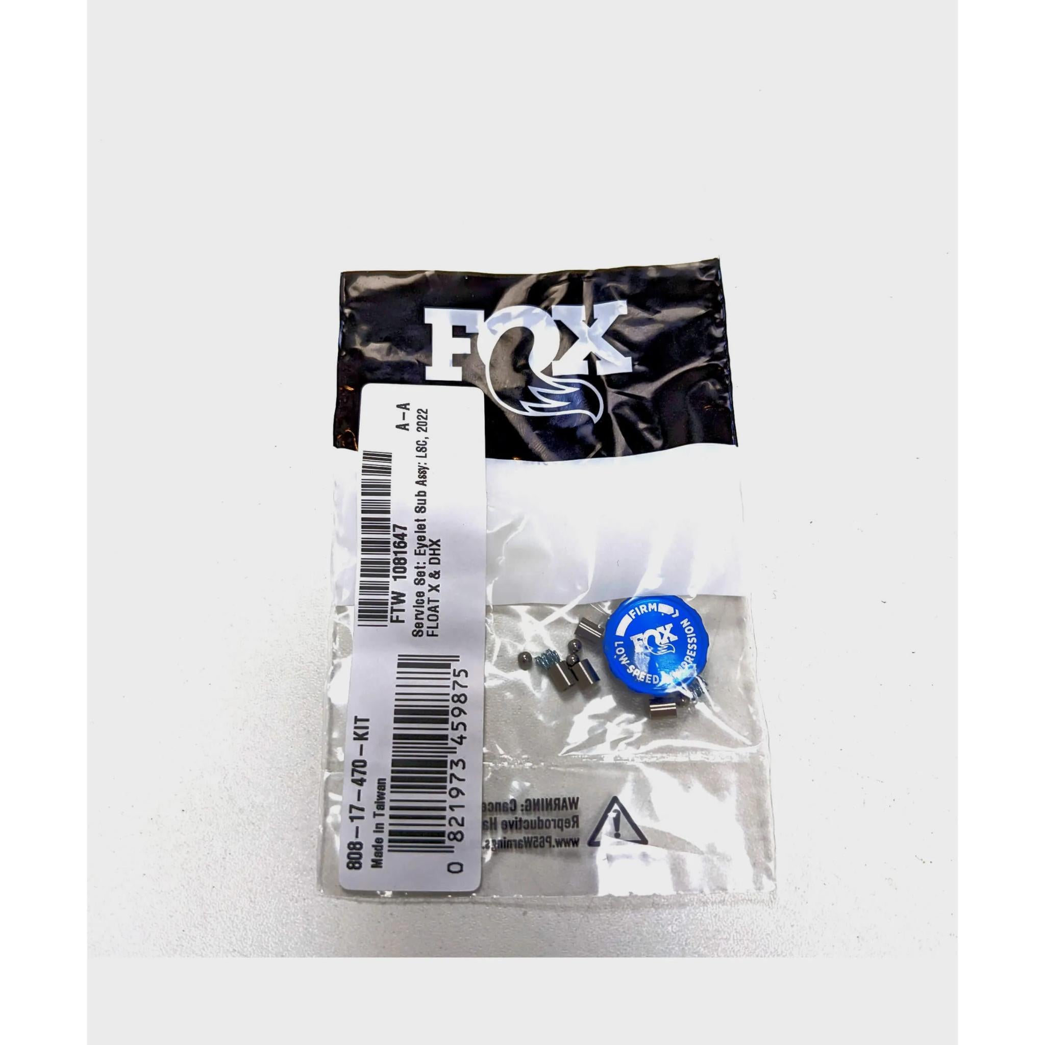 Shock Float X & DHX LSC Eyelet Assembly 2022