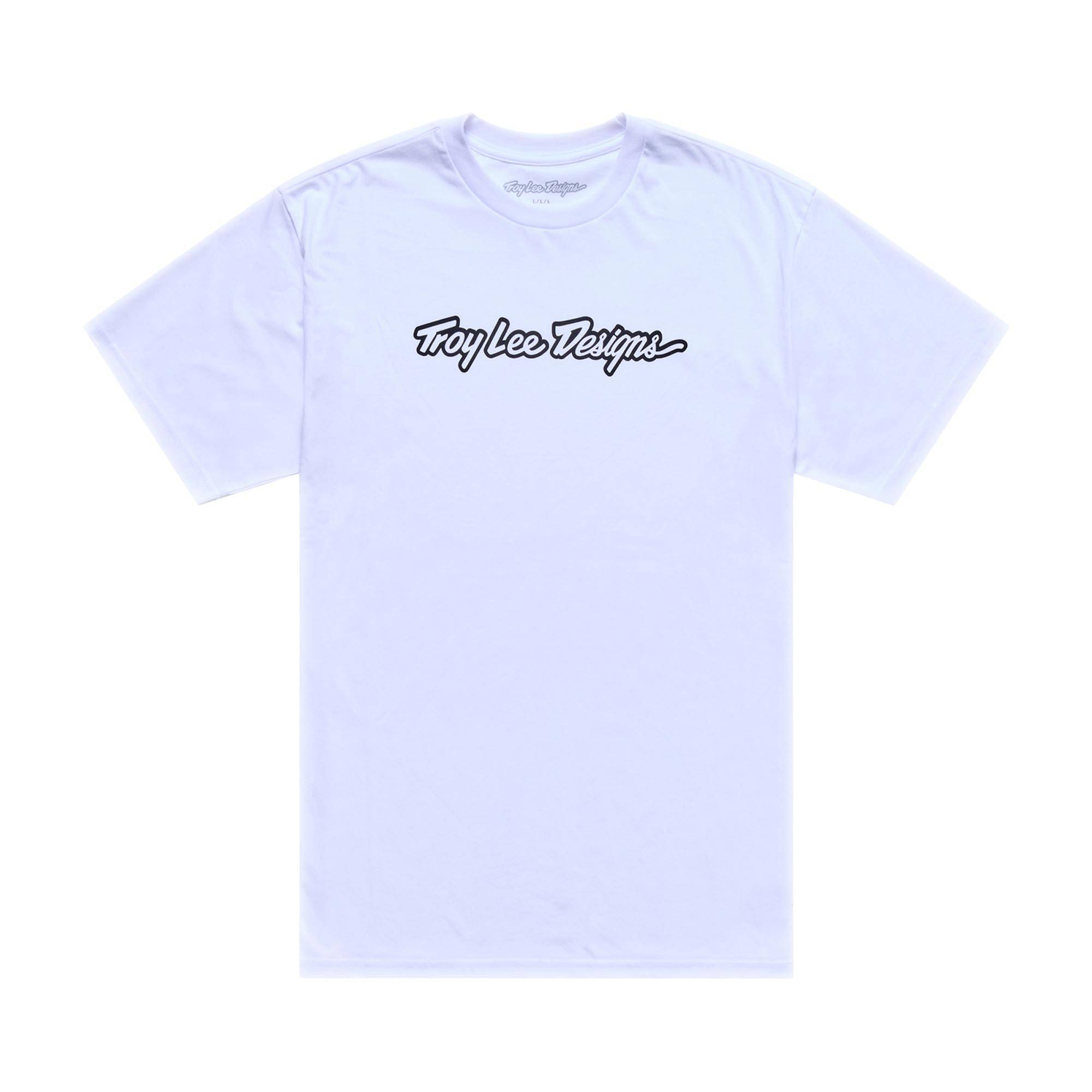 Signature Short Sleeve Tee Signature - White/Black / S