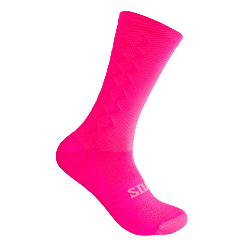 Silca Everyday Aero Tall Sock Neon Pink / S