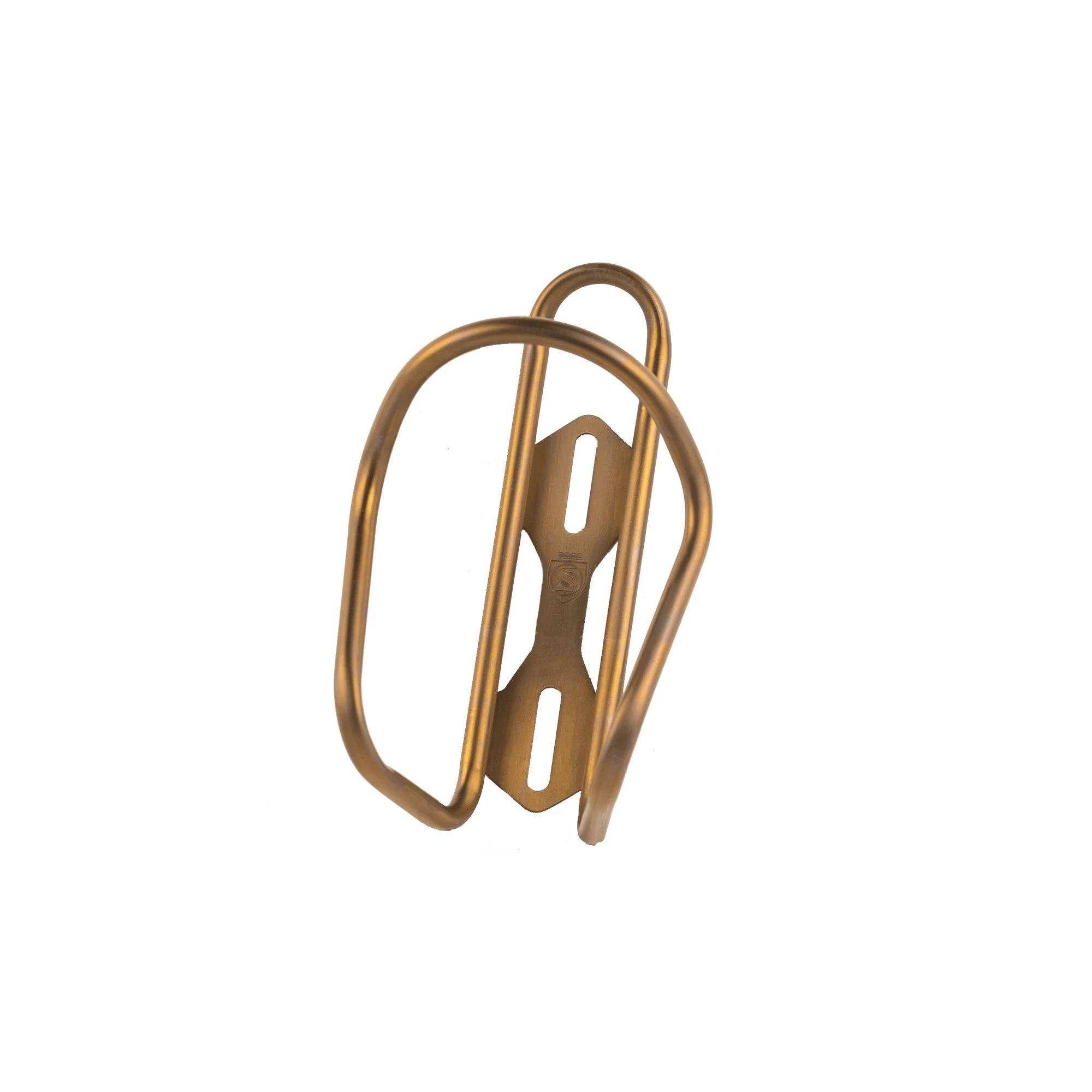Silca Sicuro Titanium Bottle Cage Bourbon