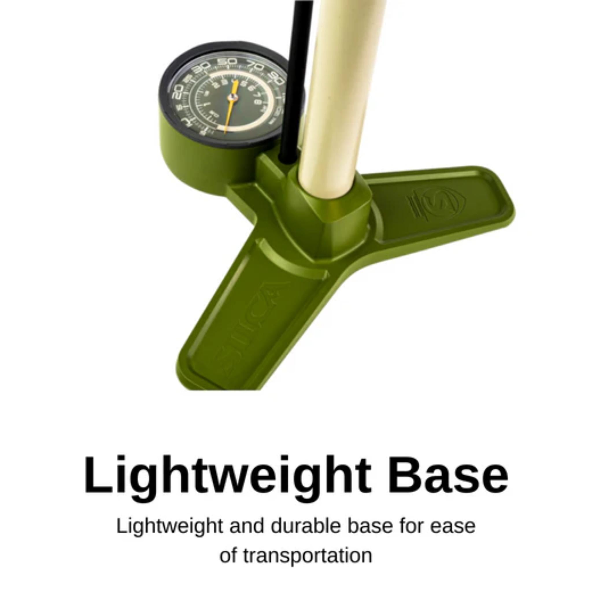 Silca Terra Floor Pump Green