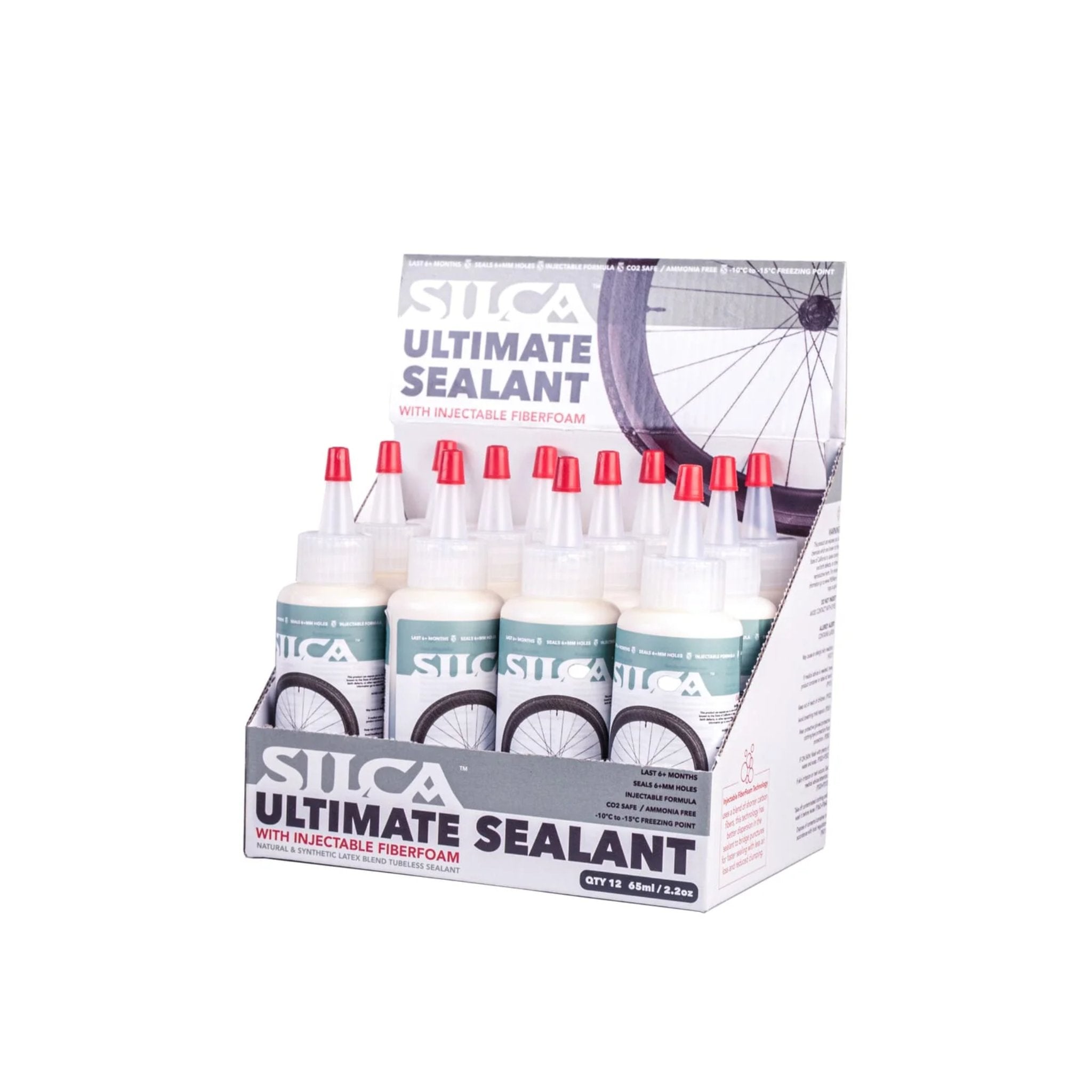 Silca Ultimate Tubeless Tyre Sealant V2 65ml 12-Pack