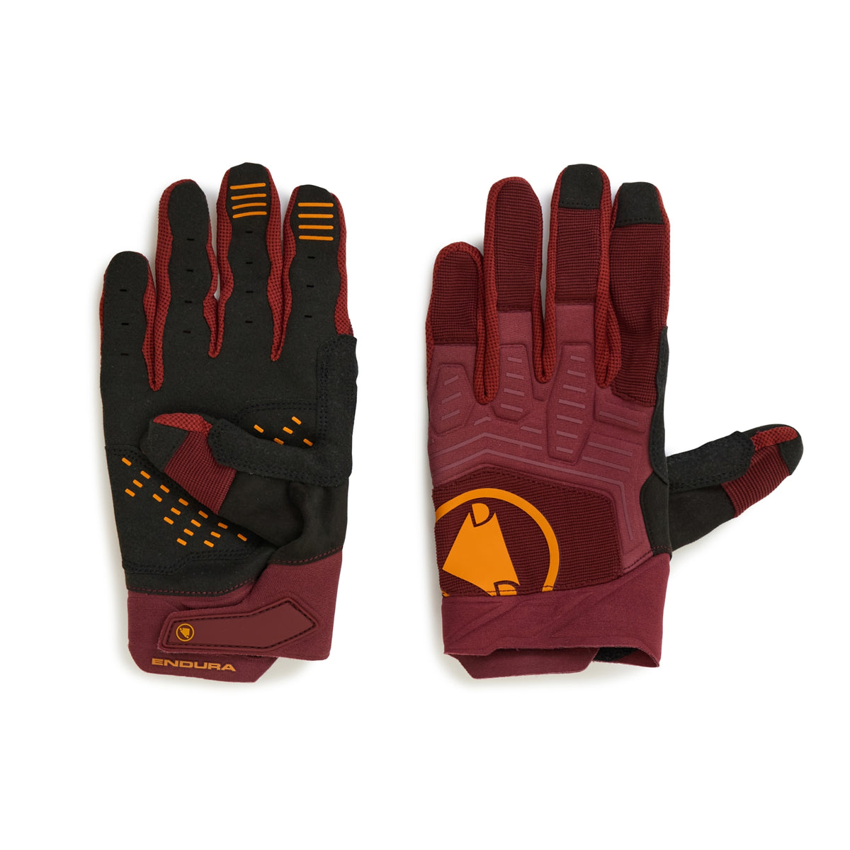 SingleTrack Gloves II End Mahogany / XS