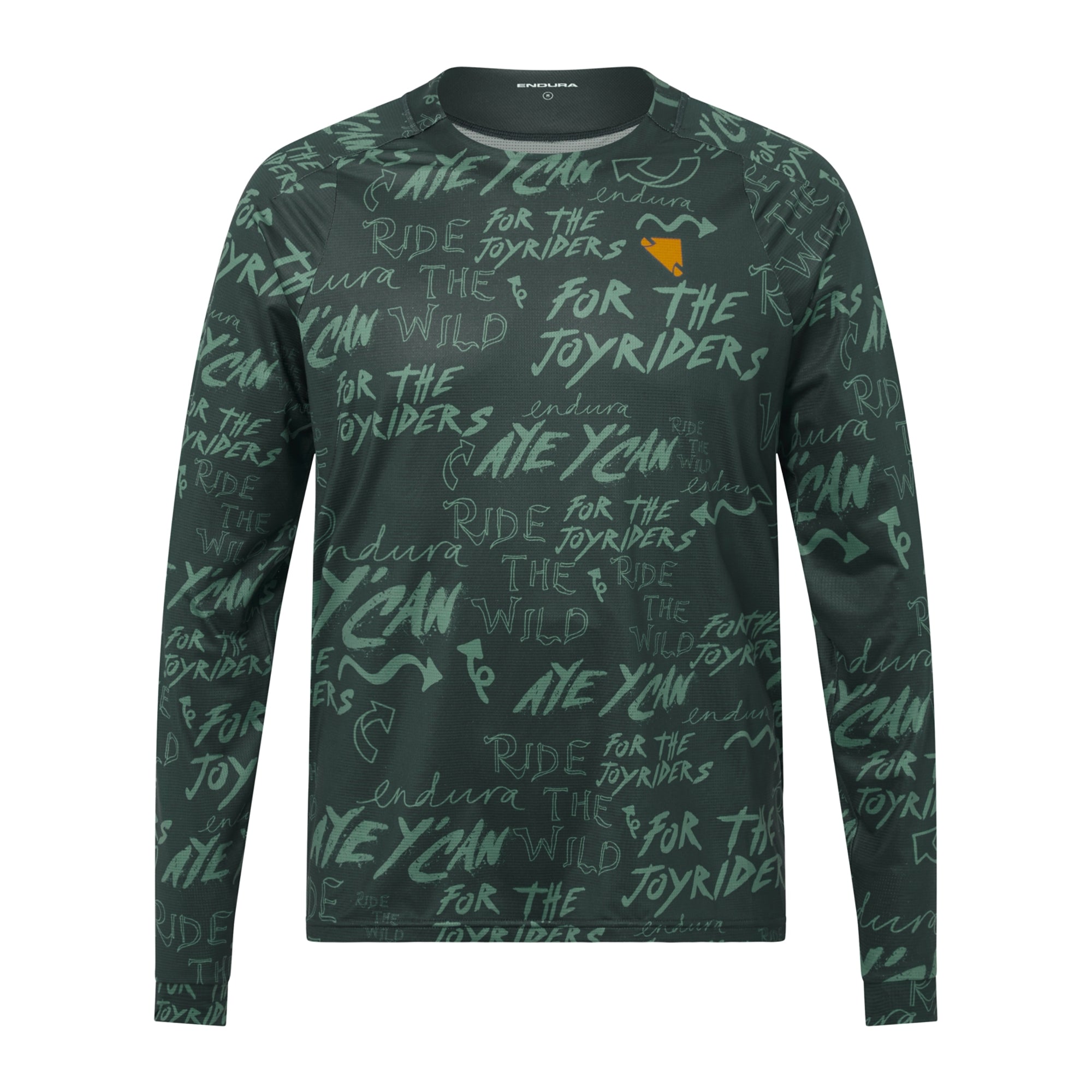 Singletrack L/S Print Tee Carbon Grey / S