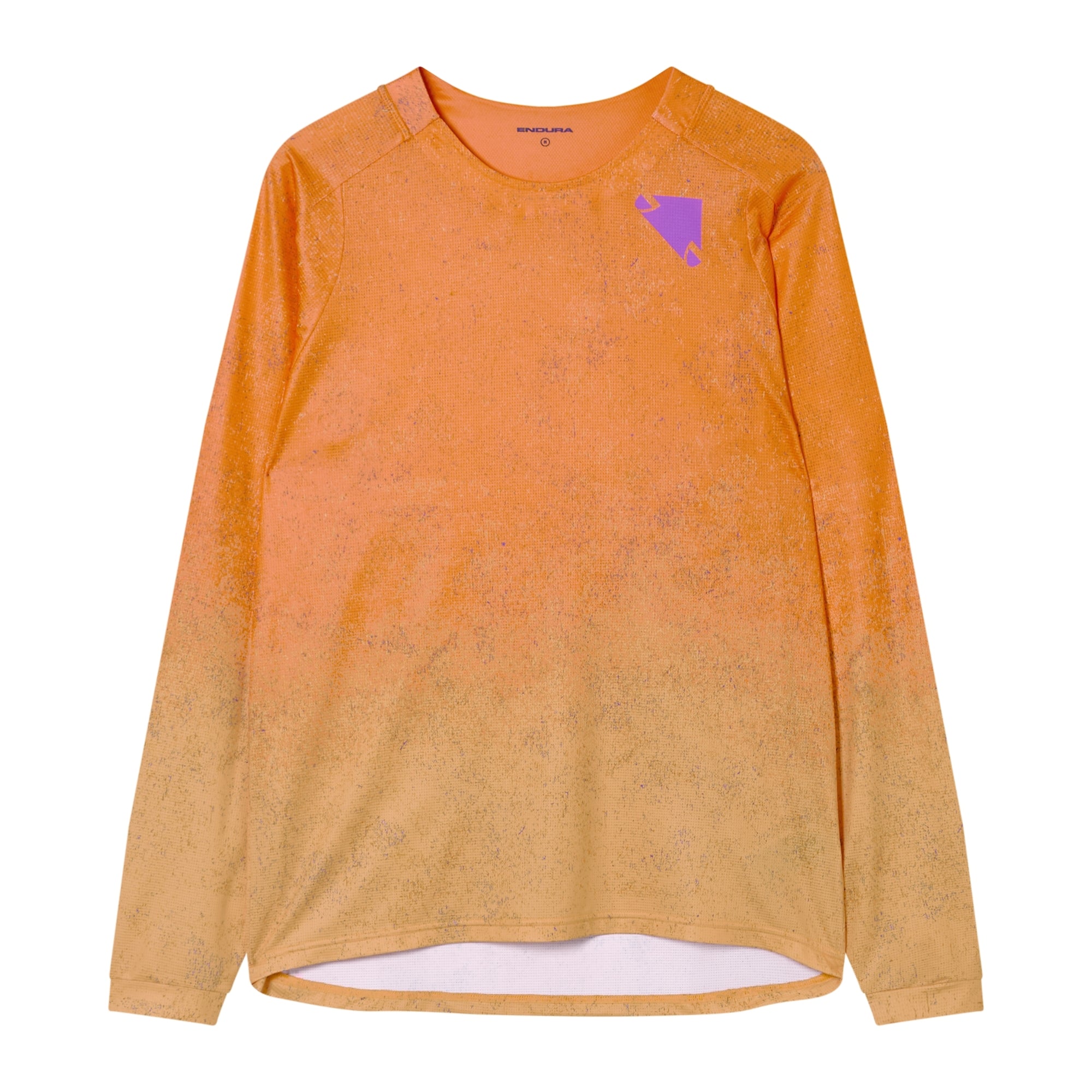 Singletrack L/S Print Tee End Orange / S