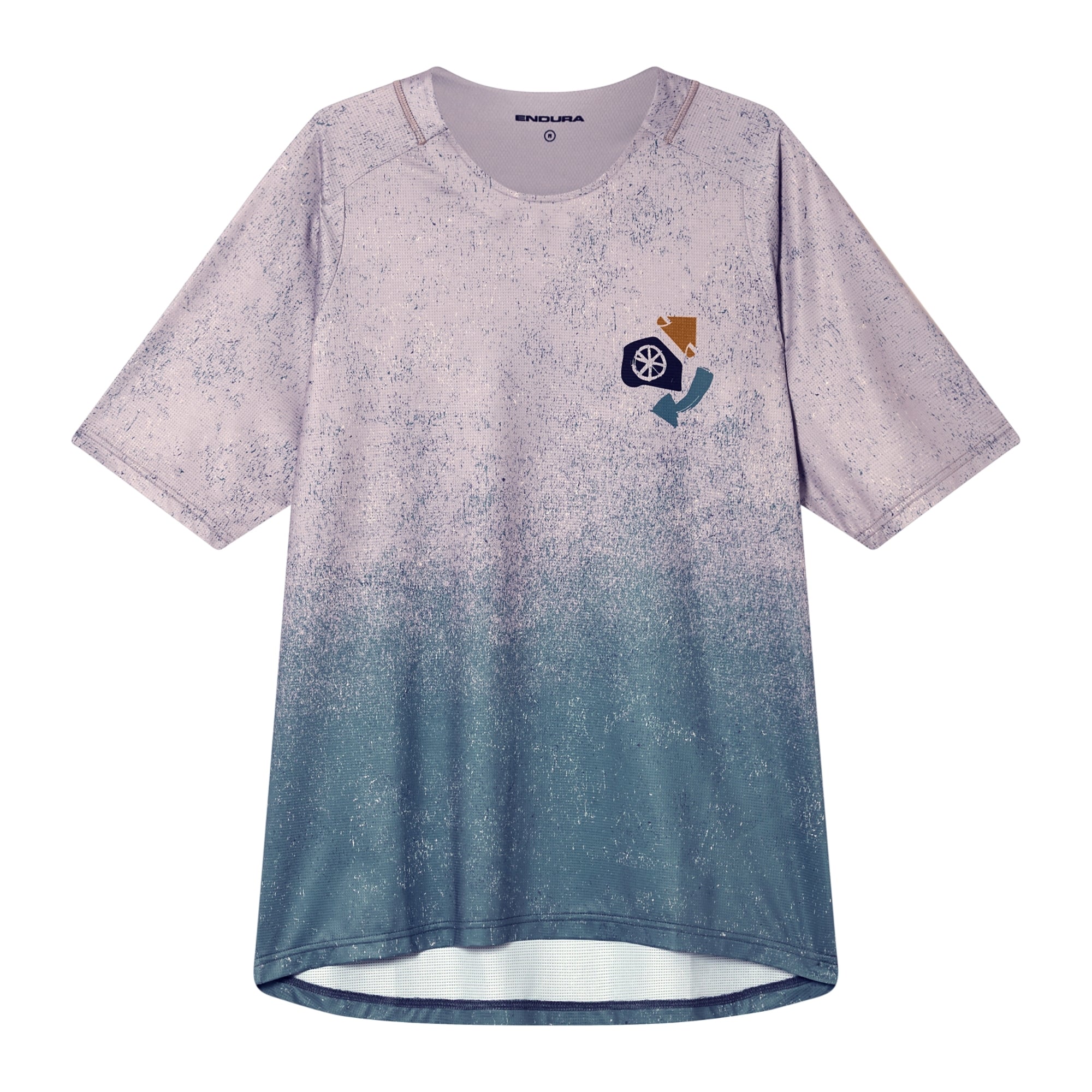 Singletrack S/S Print Tee Titanium / S