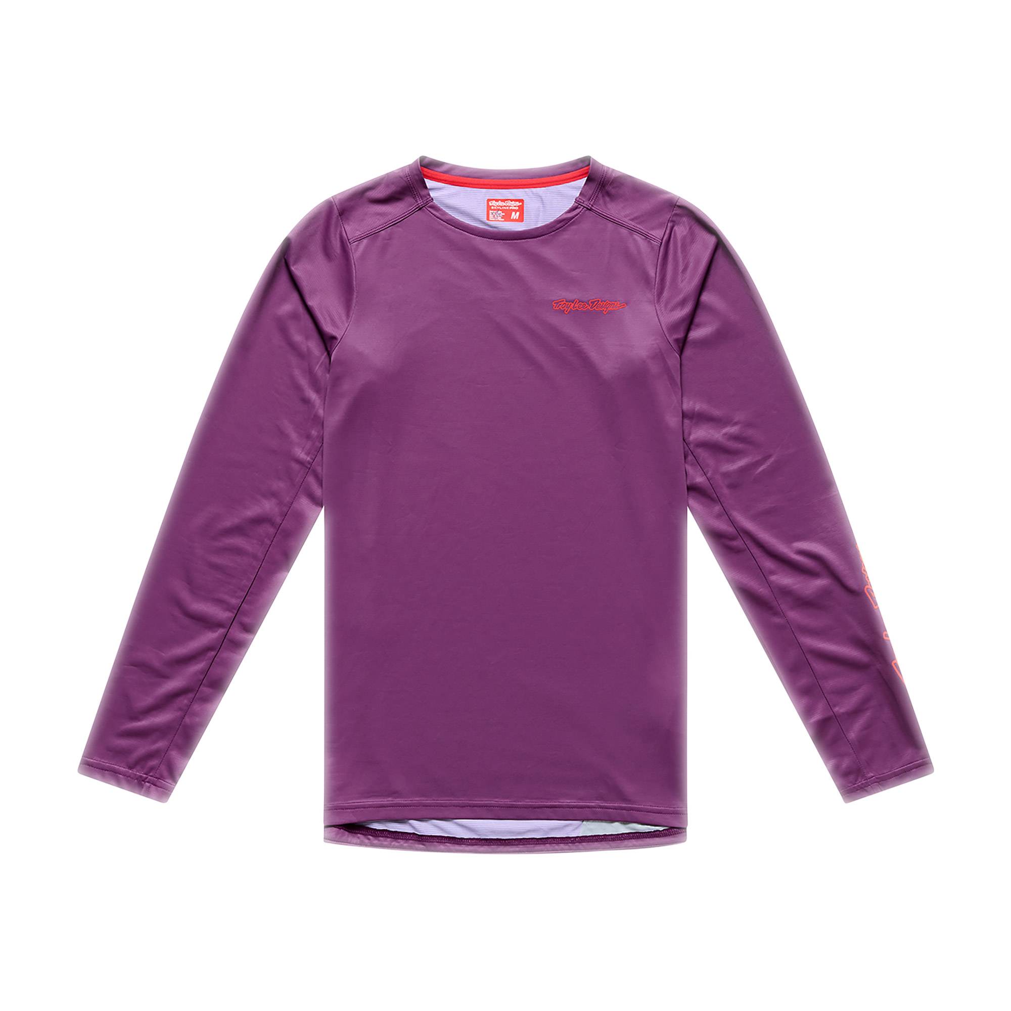 Skyline Pro Long Sleeve Jersey Mono - Sangria / S