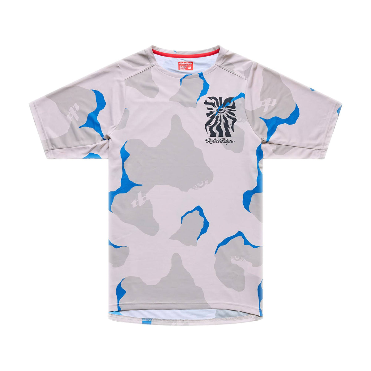 Skyline Pro Short Sleeve Jersey Flow Camo - Pumice / S