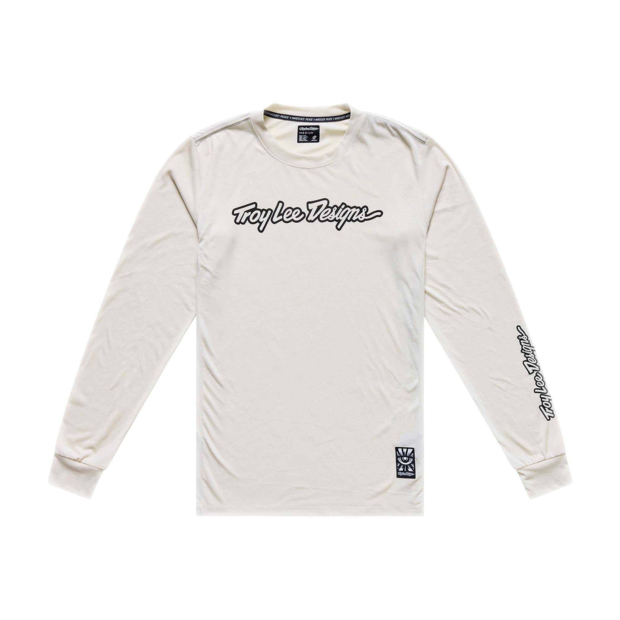 Skyline Ride Long Sleeve Tee Signature - Pumice / S