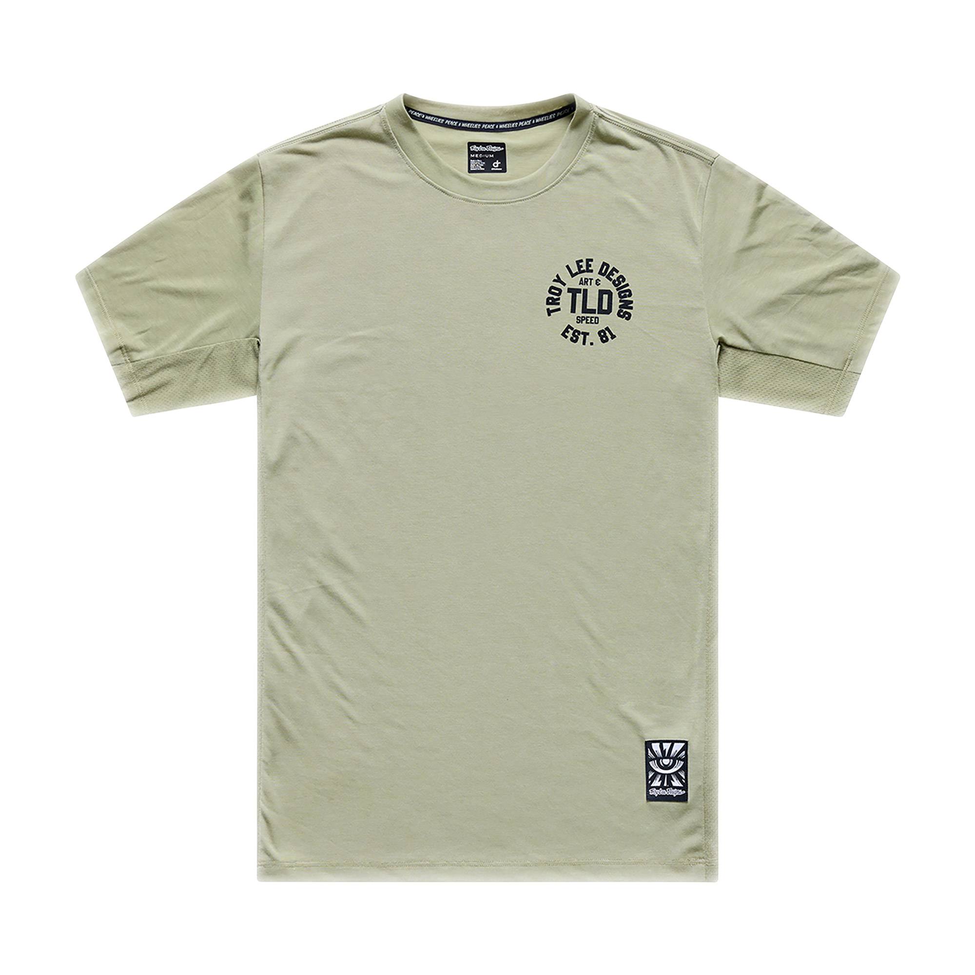 Skyline Ride Short Sleeve Tee Stamps - Sage / S