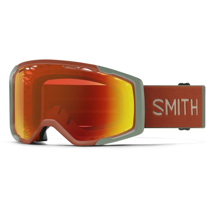 Smith Rhythm MTB Goggles Rust/Sagebrush / ChromaPop Everyday Red Mirror AF / Clear AF