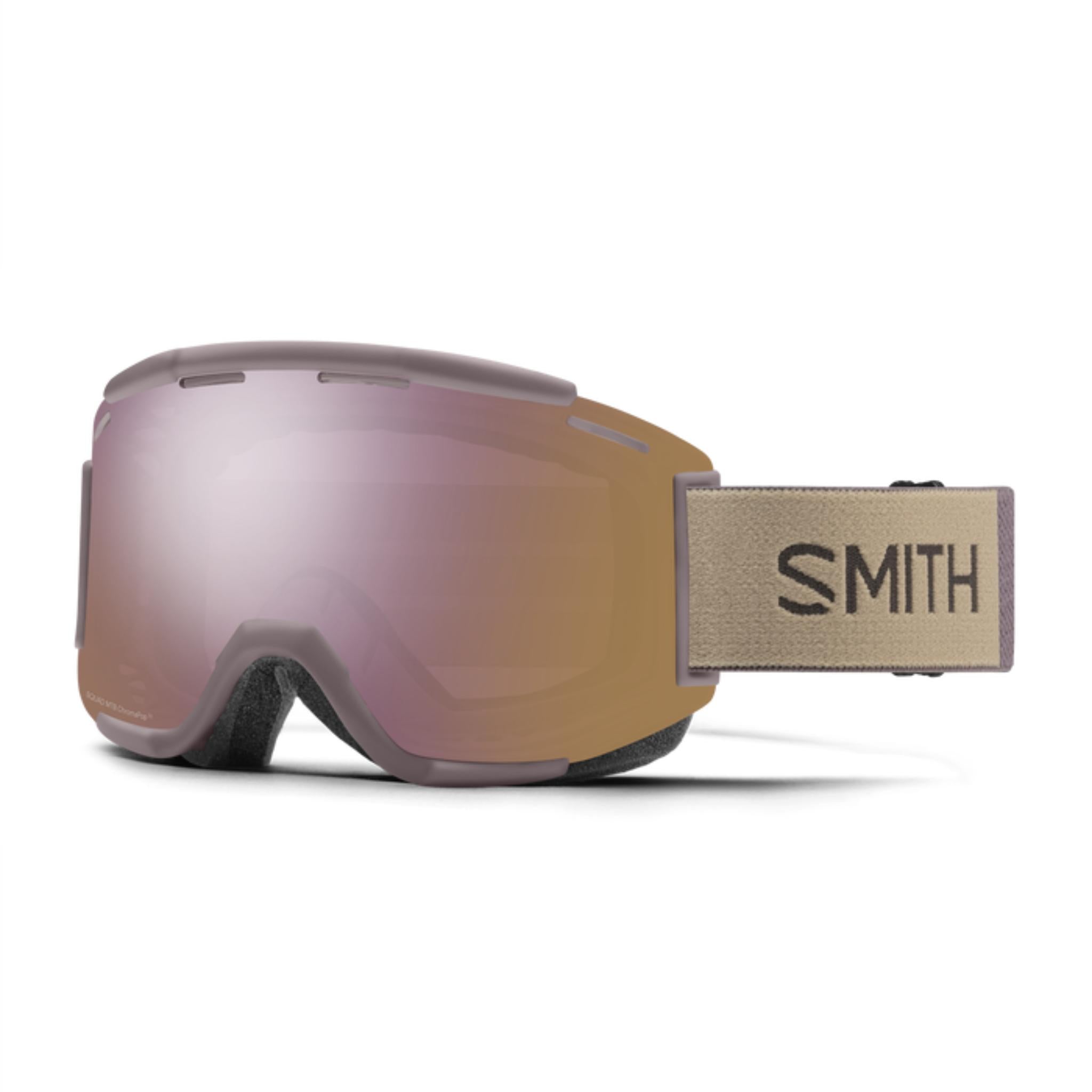 Smith Squad MTB Goggles Rosewood / Juniper / ChromaPop Everyday Rose Gold Mirror AF