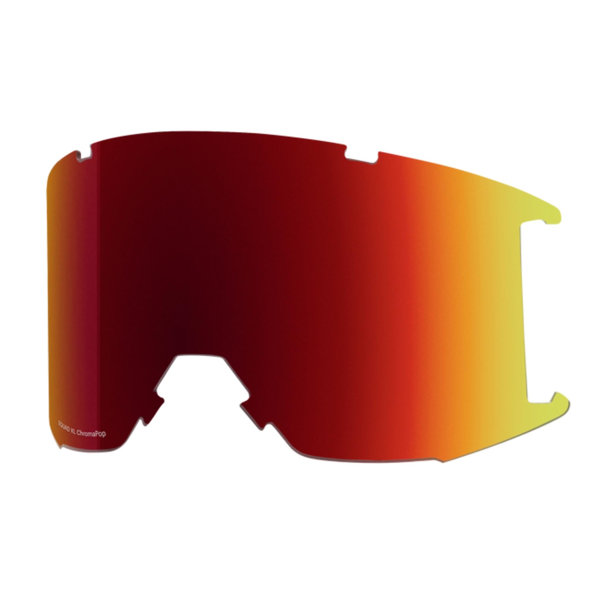 Smith Squad XL Goggles Replacement Lens Chromapop Sun Red Mirror