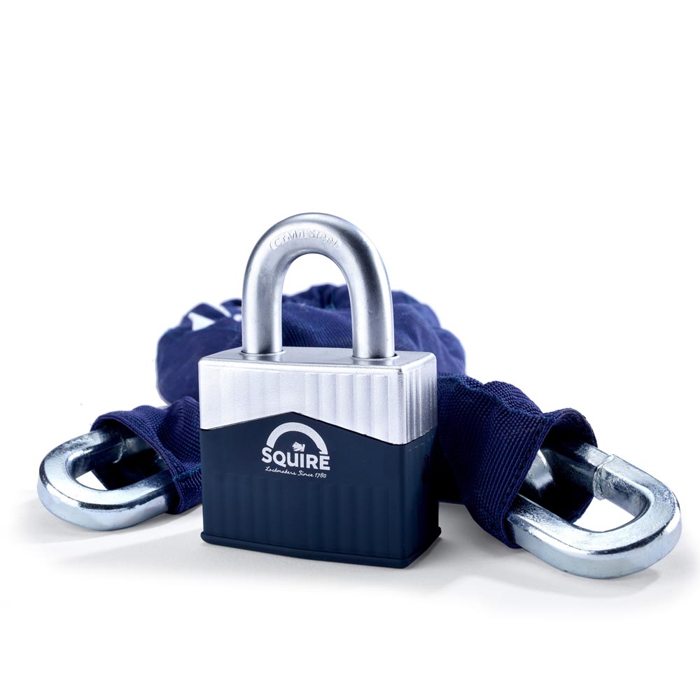 Squire Warrior 65 Bike Lock Black / 10x1200mm / Key