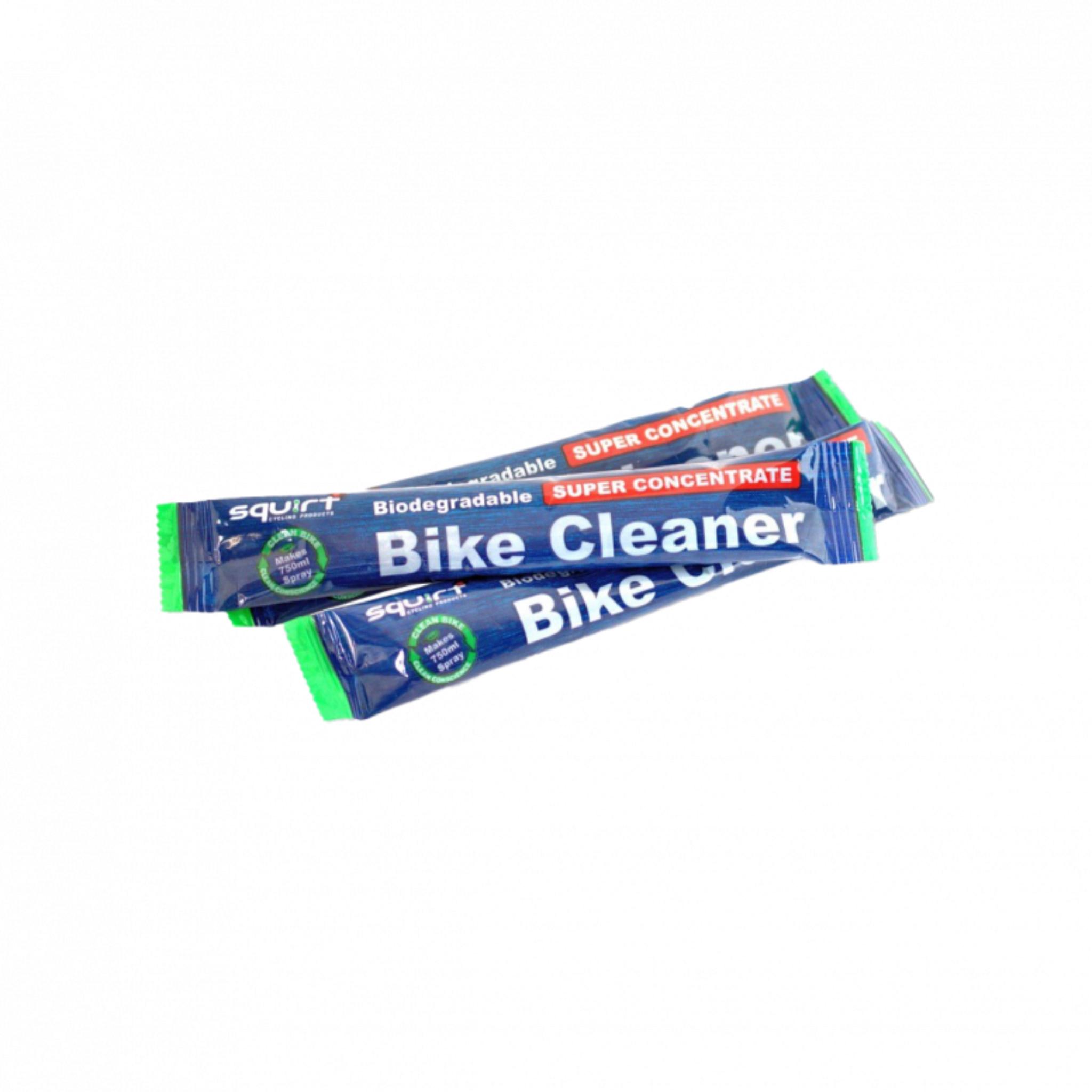 Squirt Bike Cleaner 750ml Spray with 3x Sachets Green
