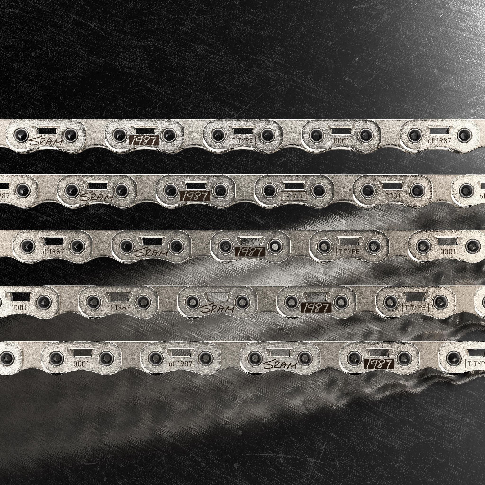 SRAM 1987 T-Type Eagle AXS Groupset Silver