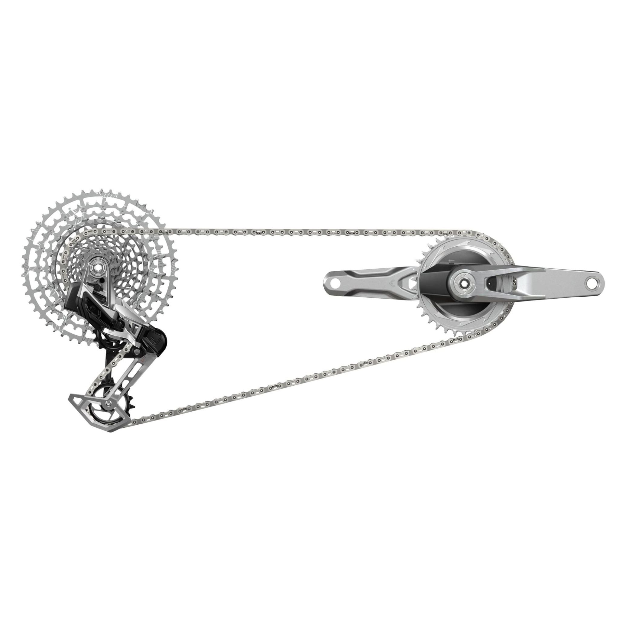 SRAM 1987 T-Type Eagle AXS Groupset Silver
