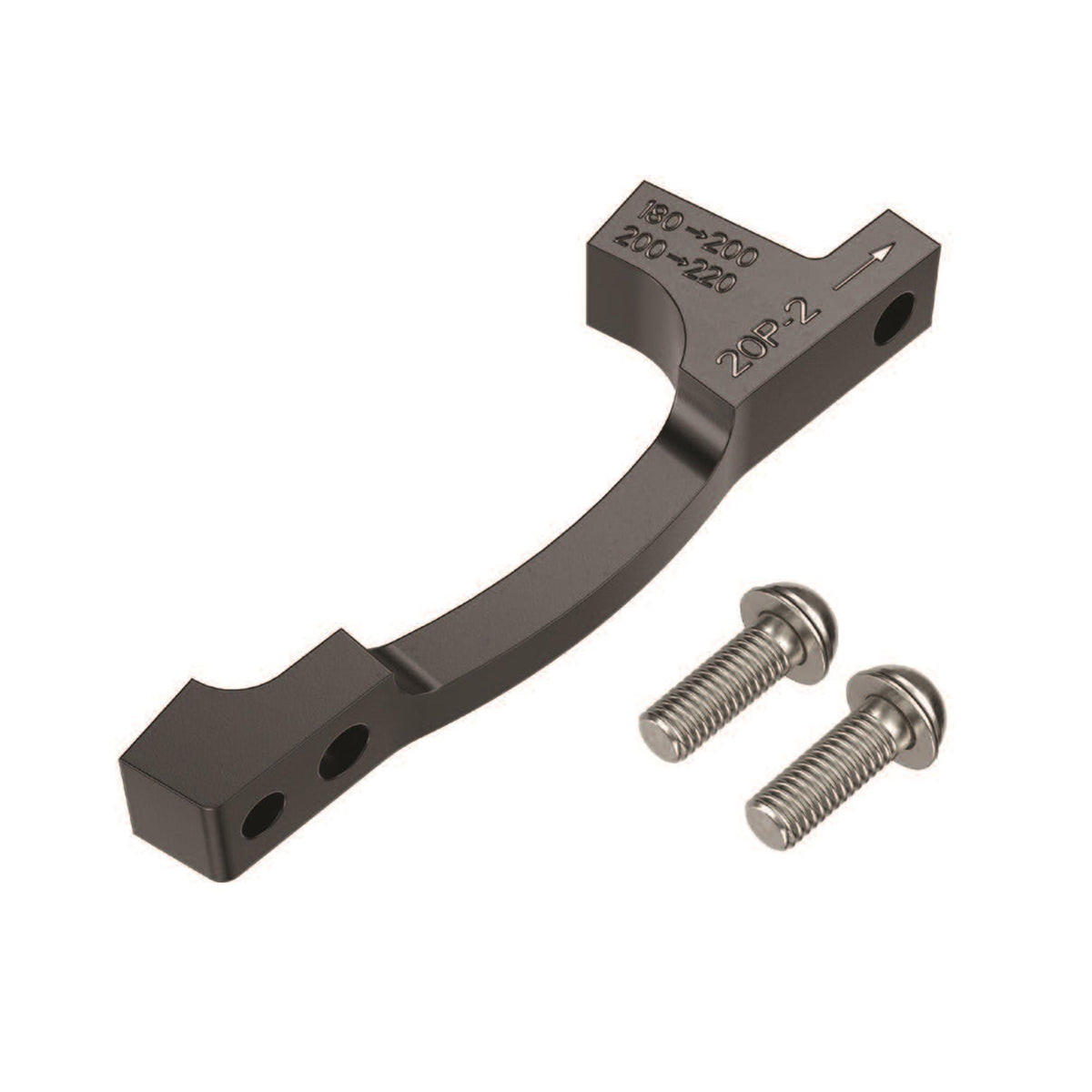 SRAM Disc Brake Post Mount Adaptor Black / 180>200mm or 200>220mm