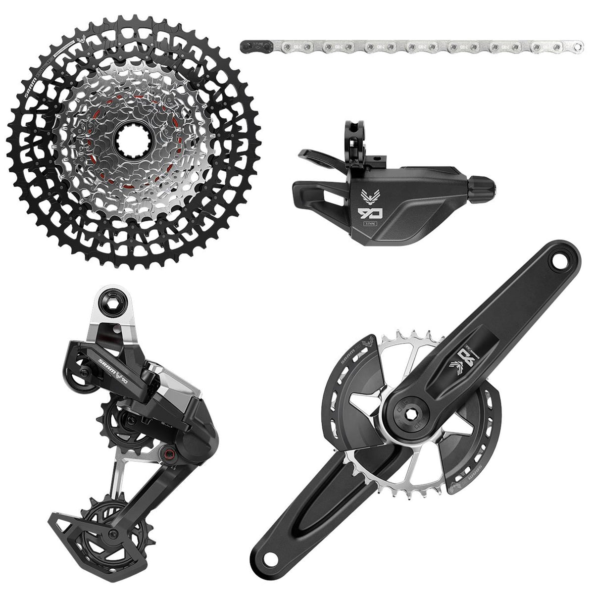 SRAM Eagle 90 DUB Groupset 165mm