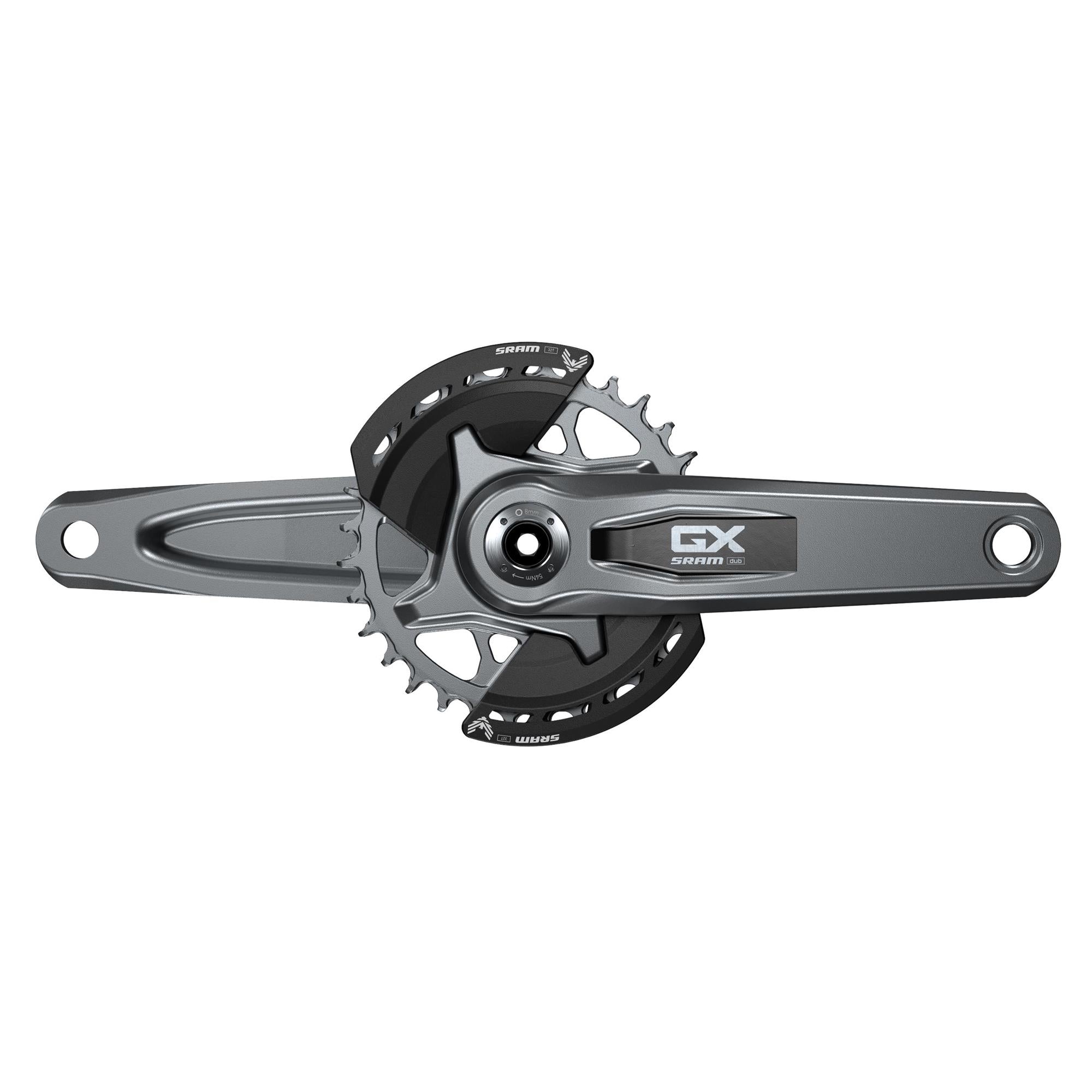 SRAM GX Eagle T-Type DUB Crankset Dark Polar Grey / 175mm